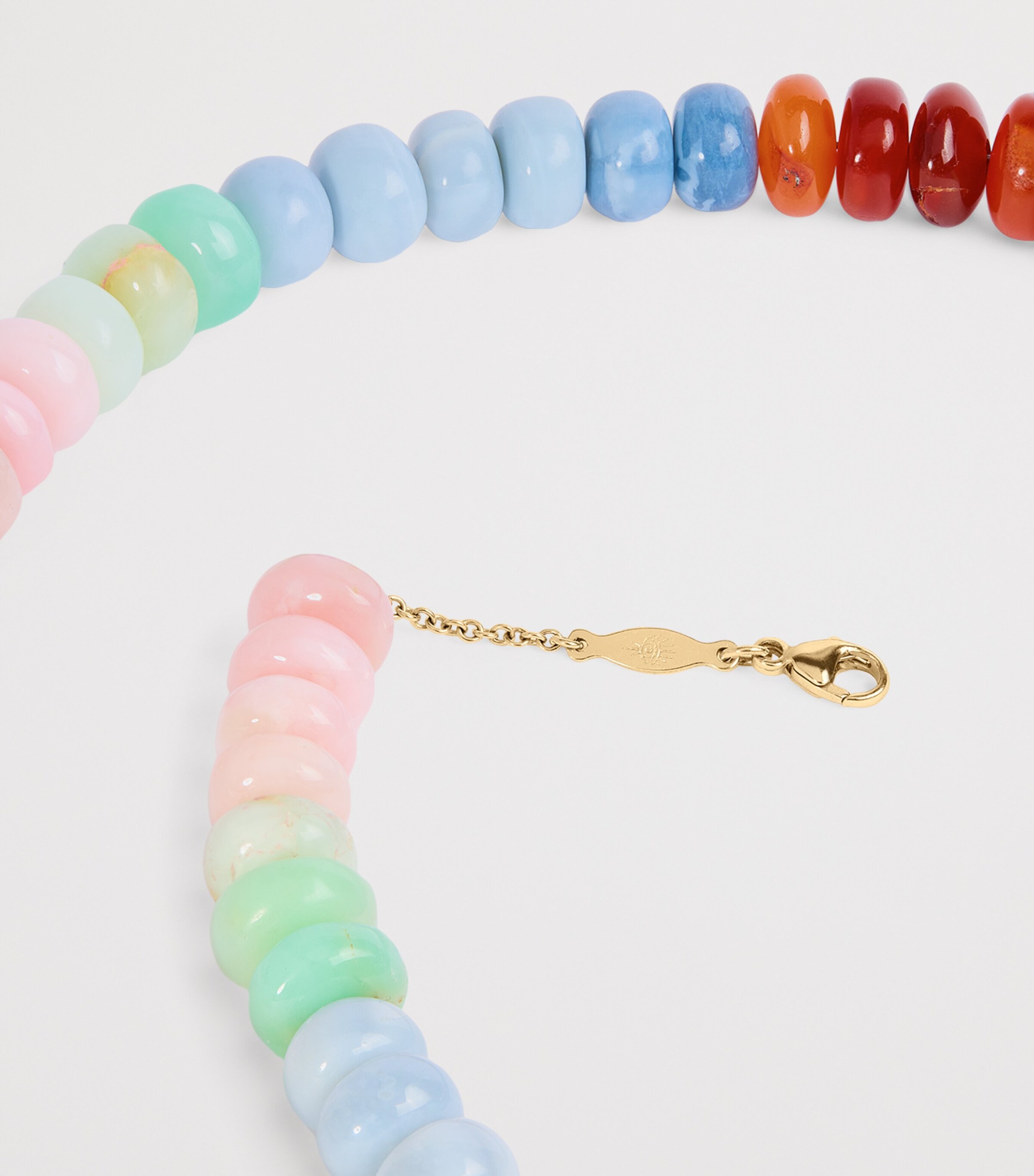 Jacquie Aiche Yellow Gold and Opal Beaded Necklace Yellow Gold Image 4