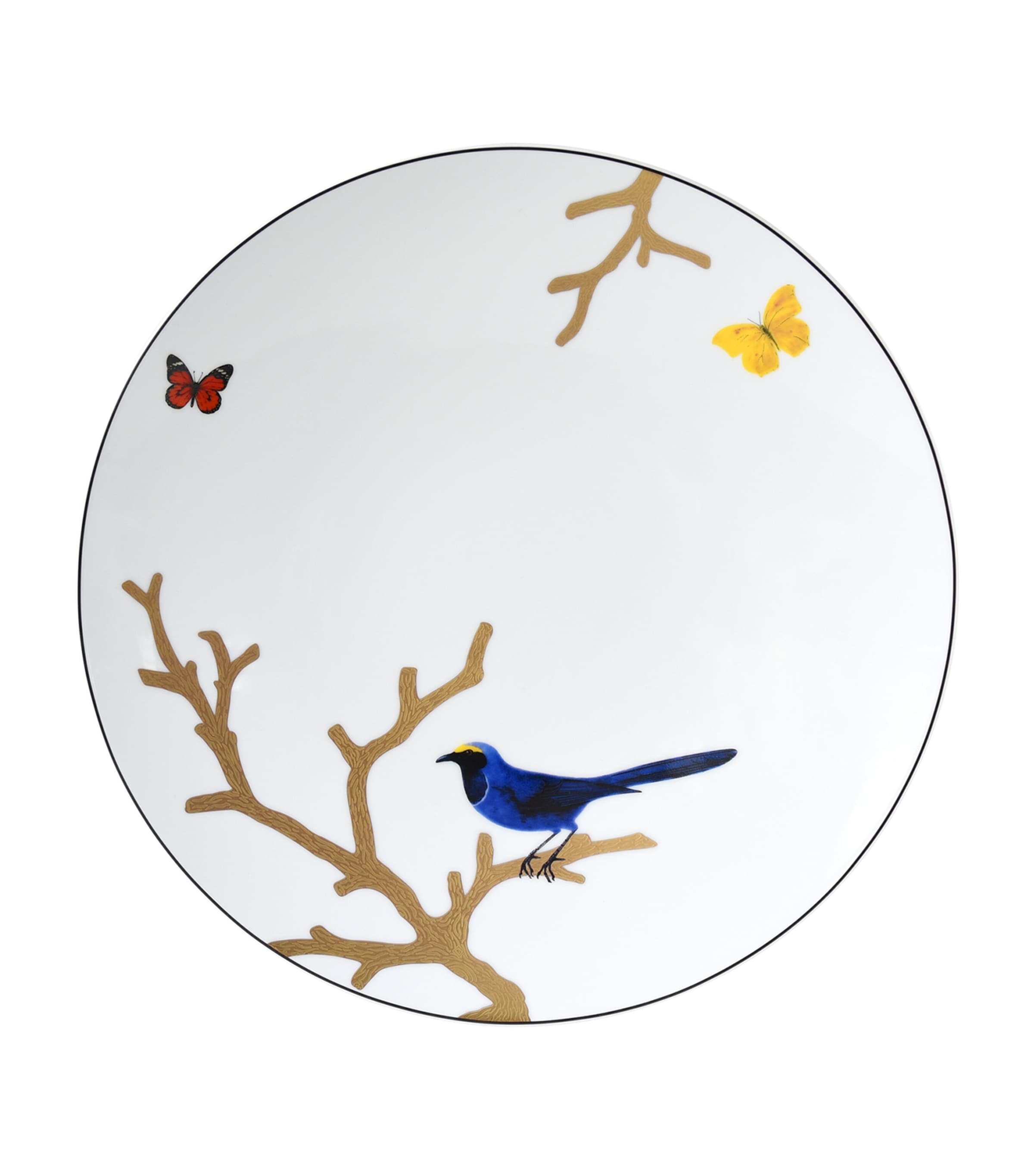 Bernardaud Aux Oiseaux Dinner Plate (26cm) | Dining | Tableware | Plates | Designers | Bernardaud
