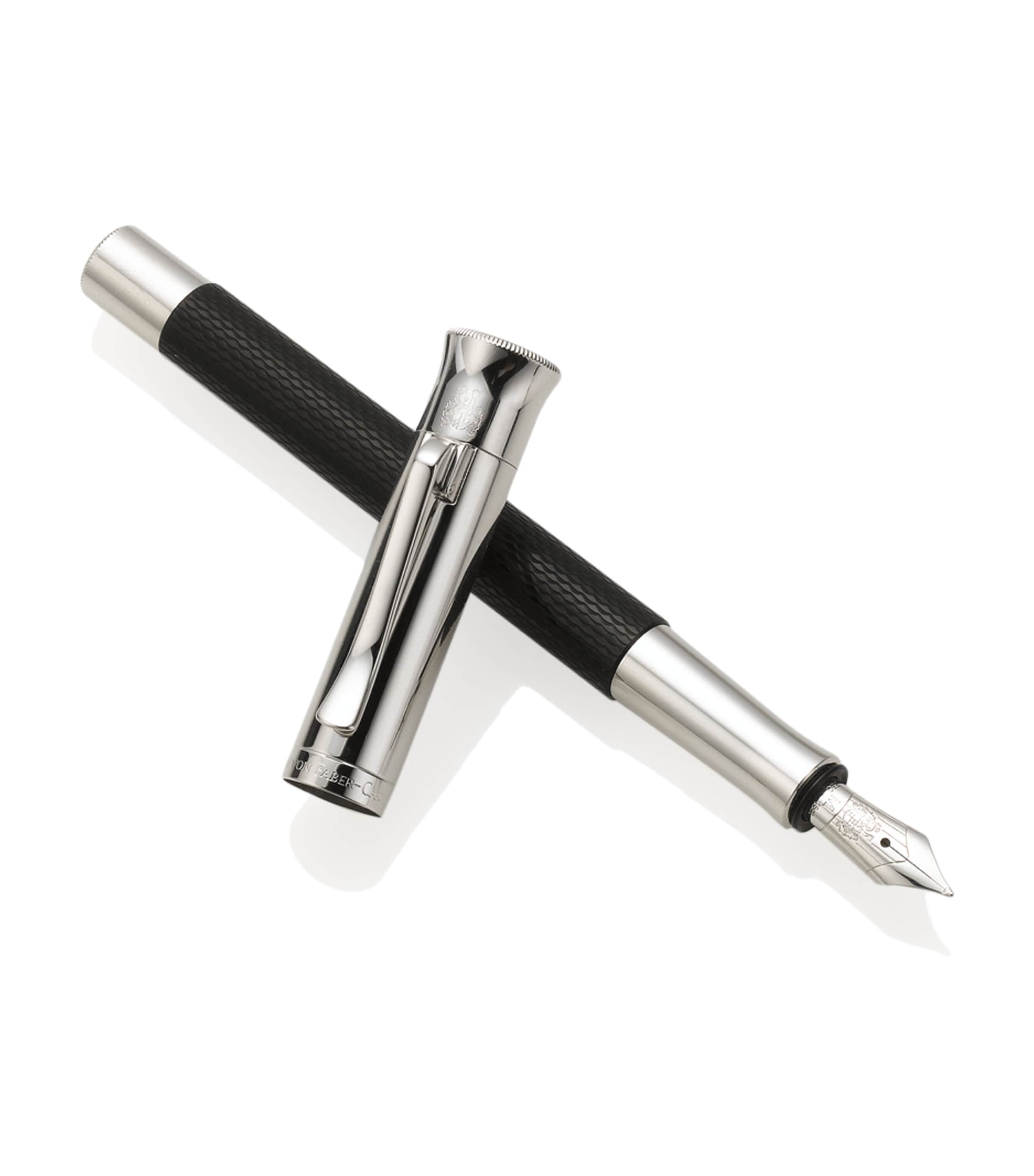 Graf von Faber-Castell Guilloche Fountain Pen Black Image 2