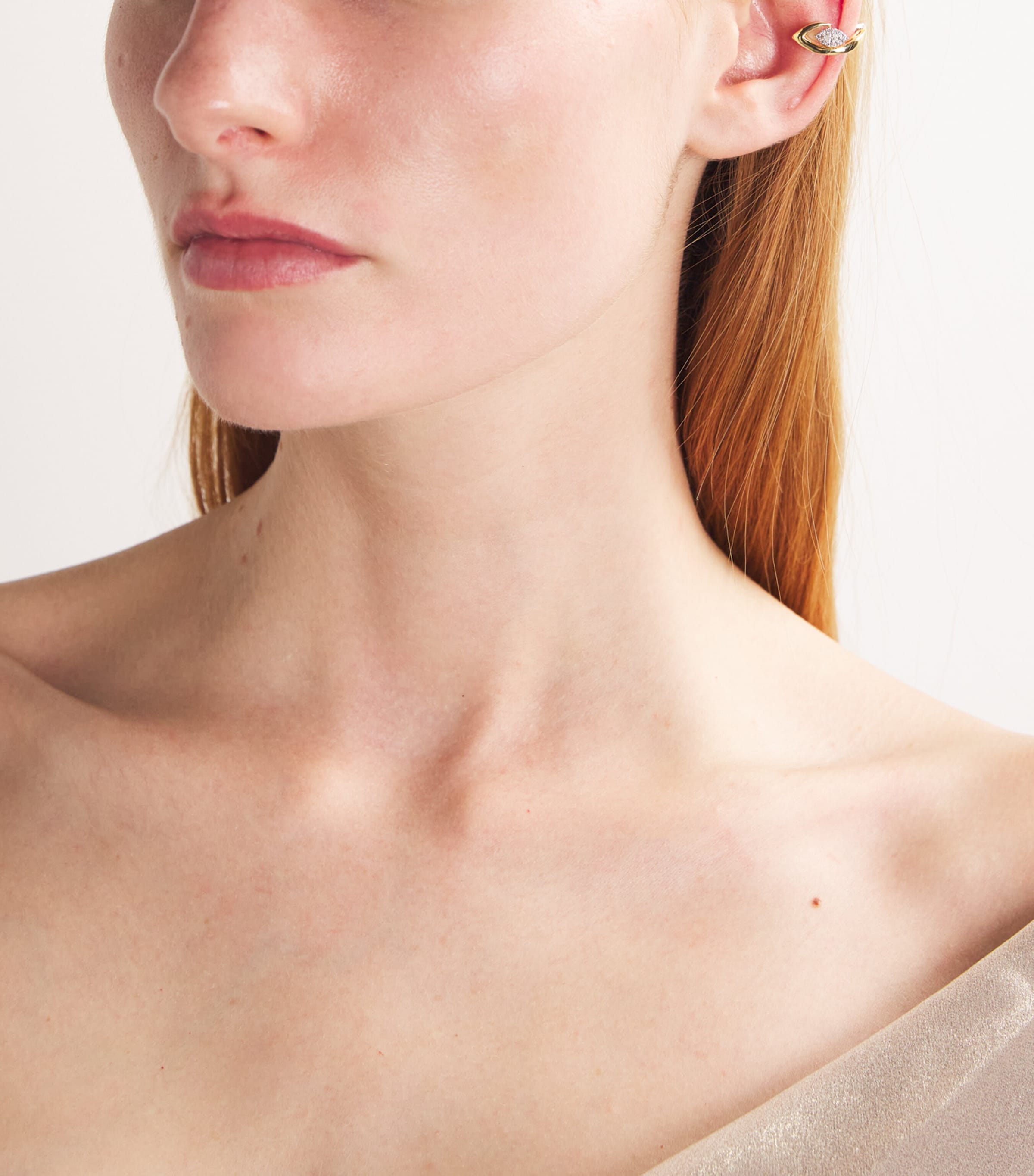 Yellow Gold and Diamond Whisper Ear Cuff YELLOW GOLD Image 2