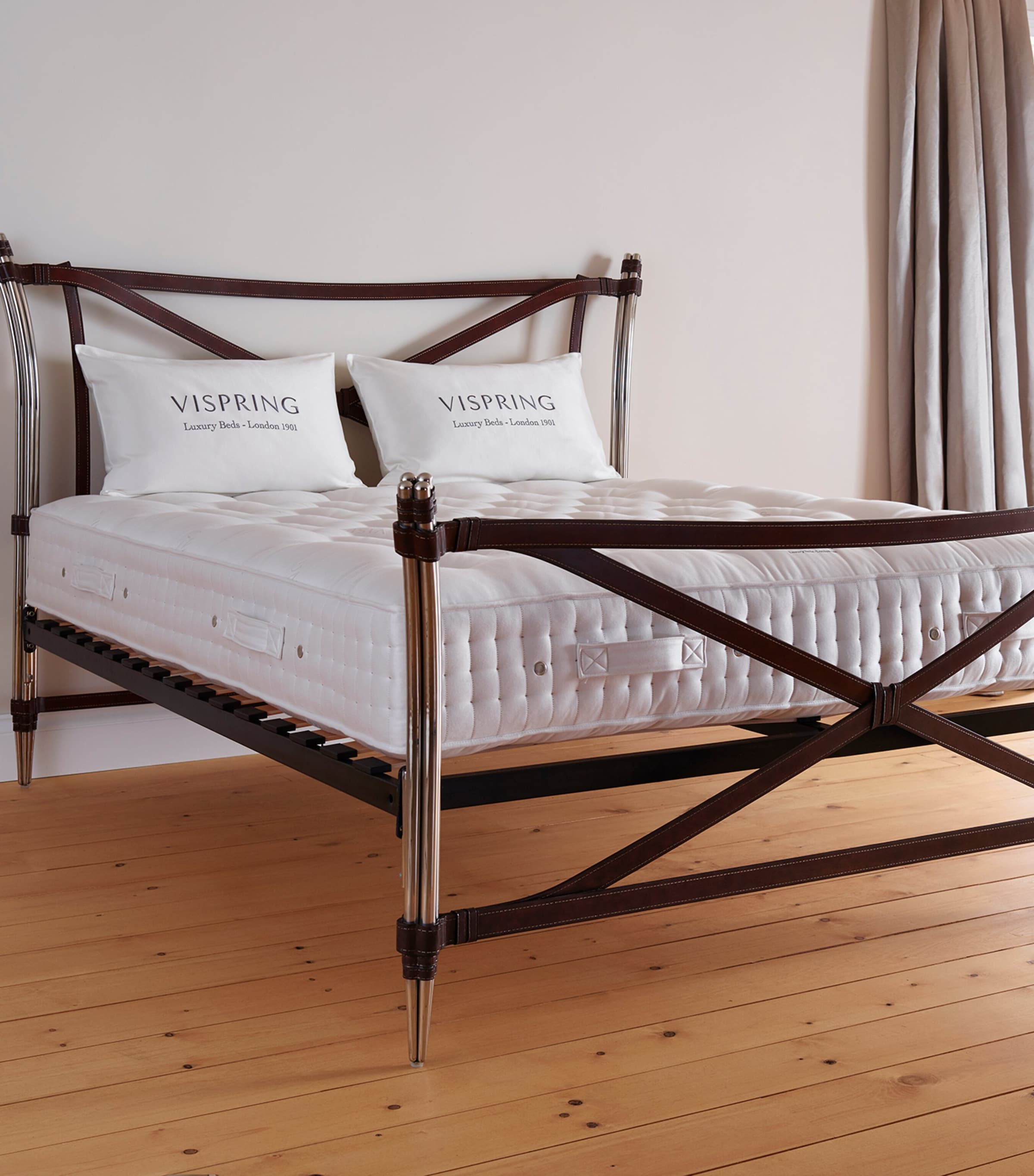 Soft Bedstead Superb Mattress (150cm x 200cm) WHITE Image 2