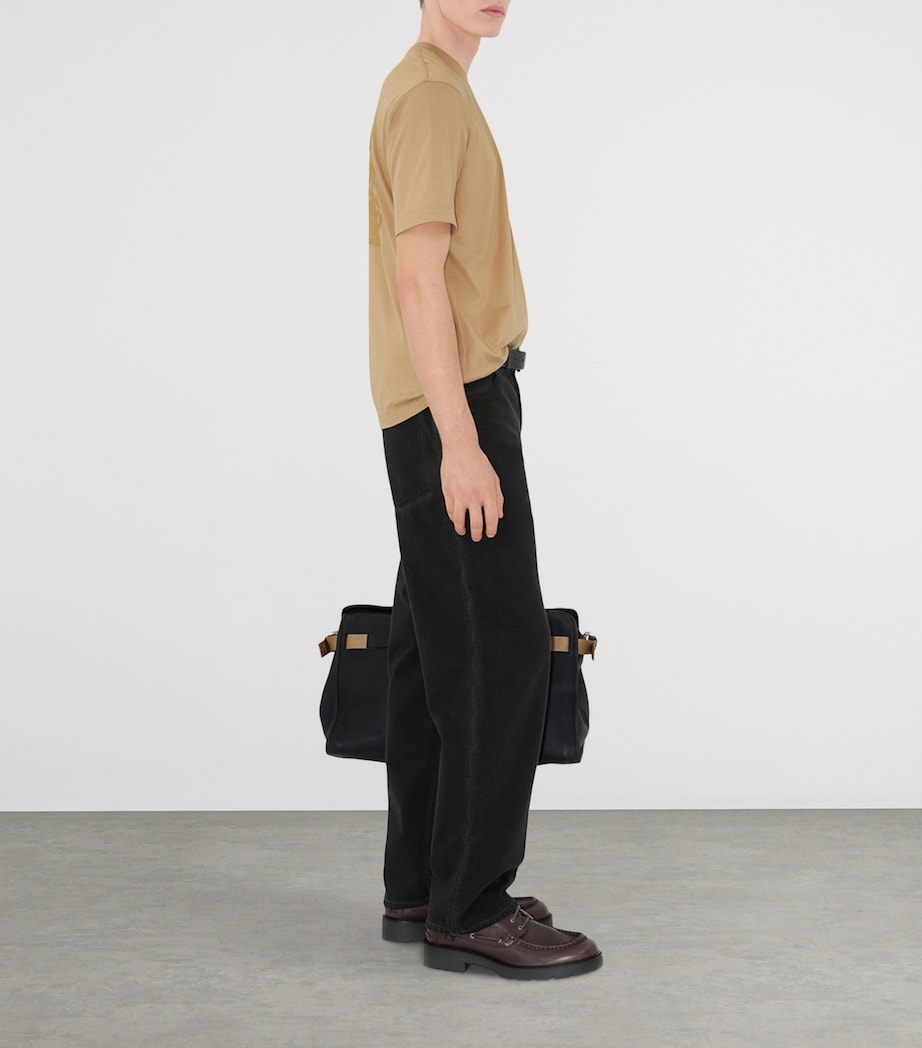 Cotton EKD Badge T-Shirt FLAX Image 3