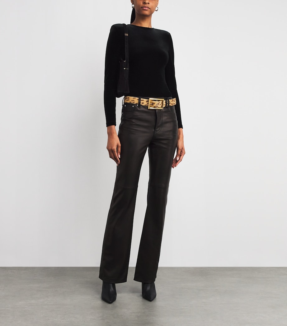 Maneater Thong Bodysuit BLACK Image 2