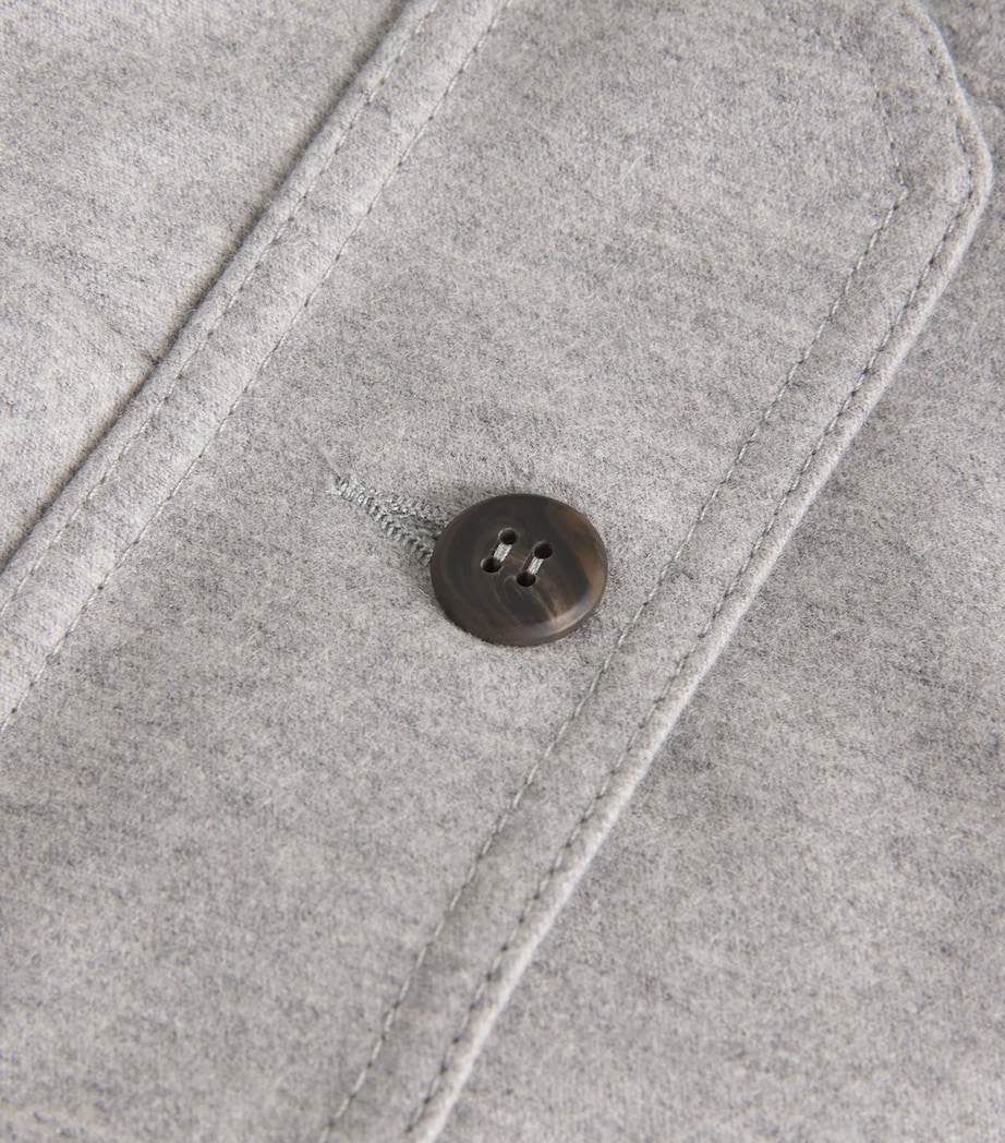 Wool-Cashmere Trousers GRIGIO CHIARO MELANG Image 5