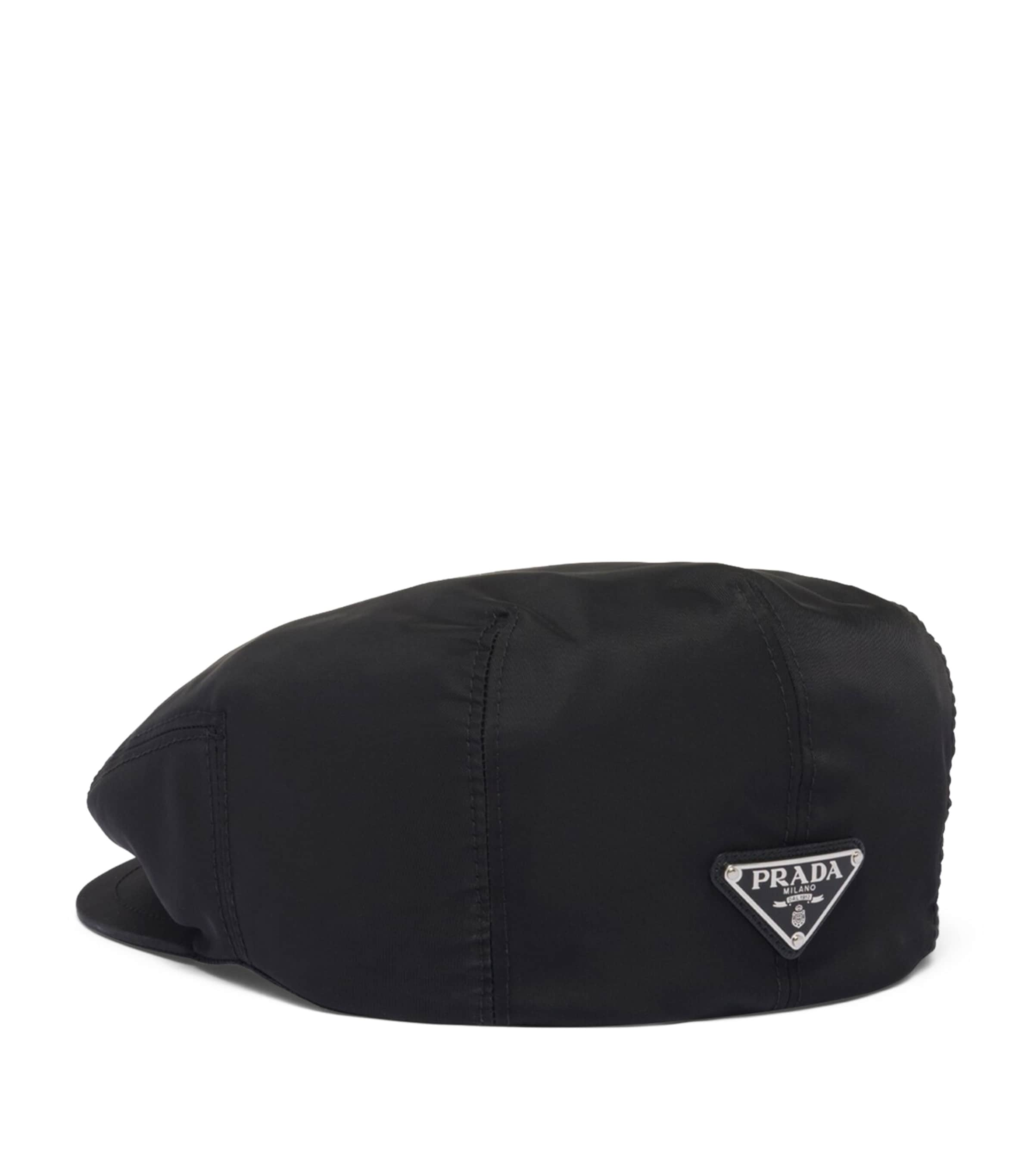 Prada Re Nylon Flat Cap Harrods UK