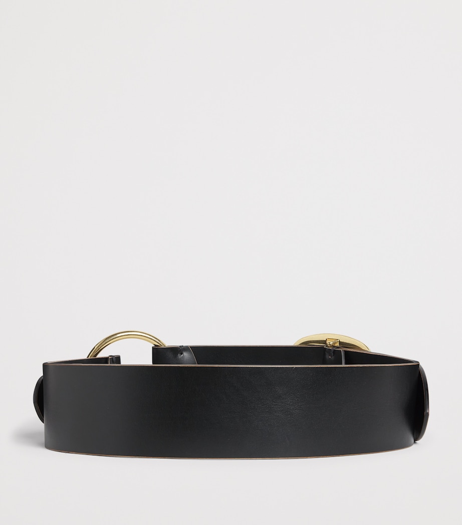 Leather Belt BLACK Image 2