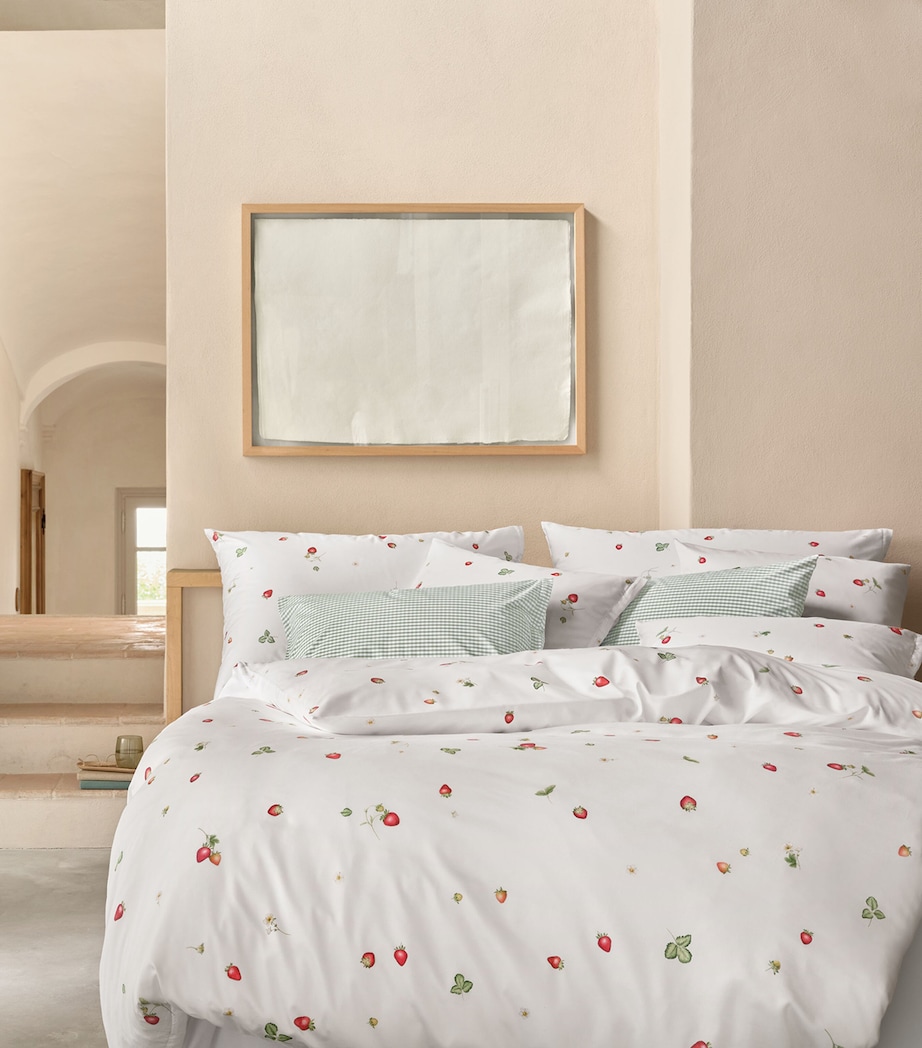 Schlossberg Cotton June Super King Flat Sheet (290cm x 280cm) Blanc Image 3