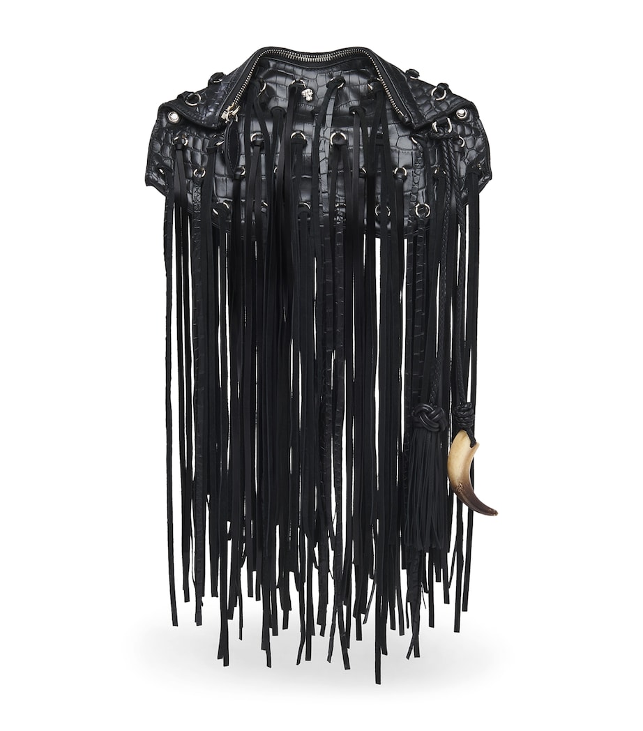 McQueen Leather Manta Pouch Image 1