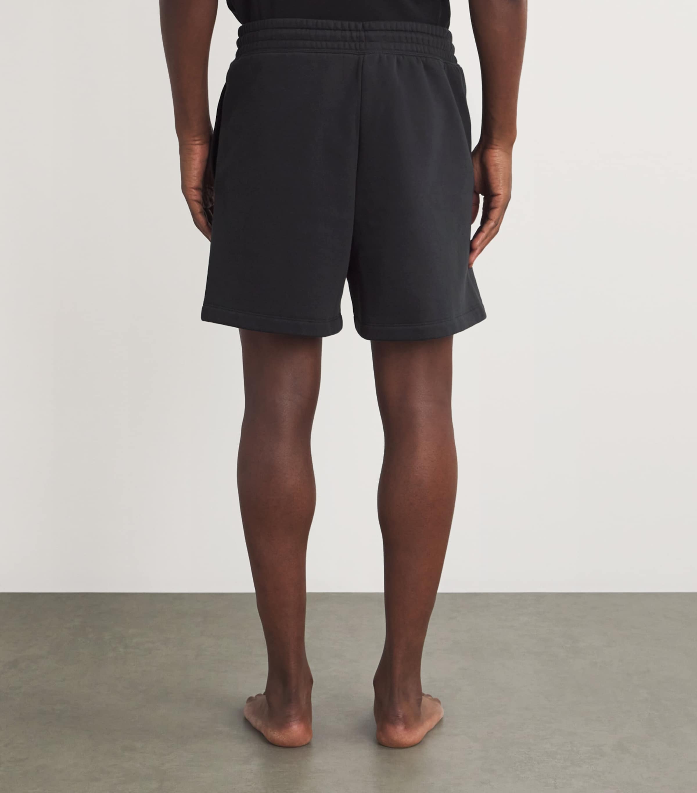 Fleece Relaxed Lounge Shorts WASHED ONYX Image 4