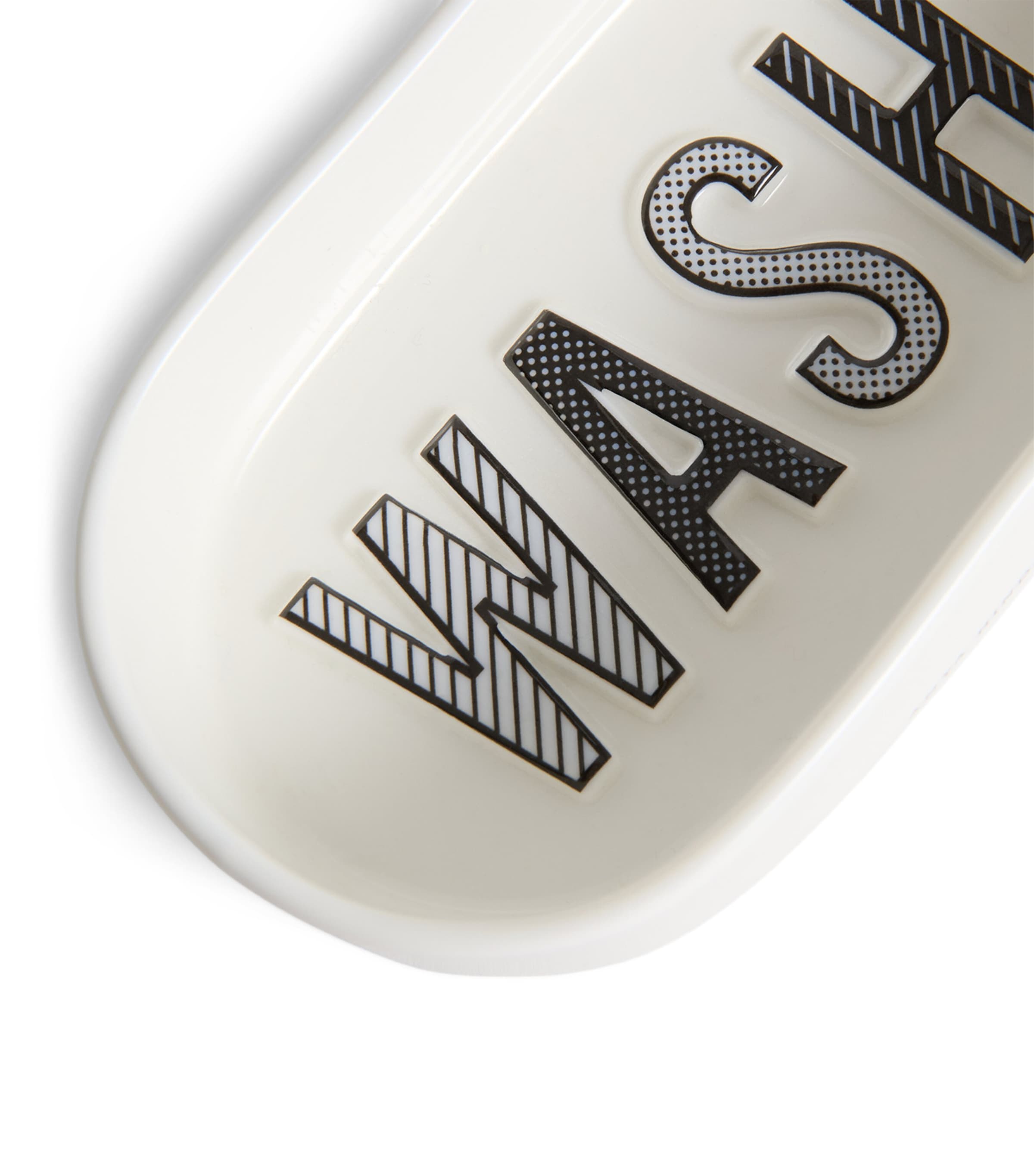 Bone China Eyes Bathroom Set WHITE Image 5