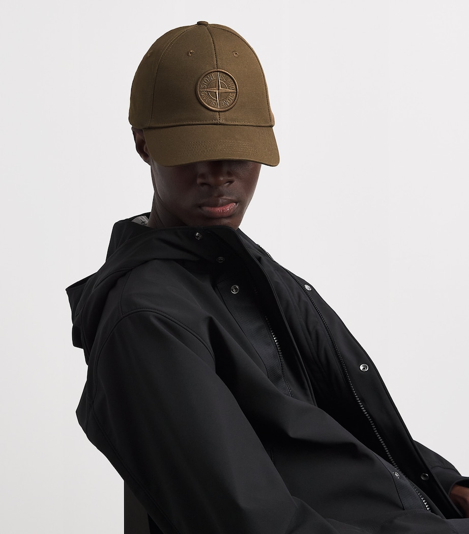 Stone Island Cotton Ghost Baseball Cap Image 2
