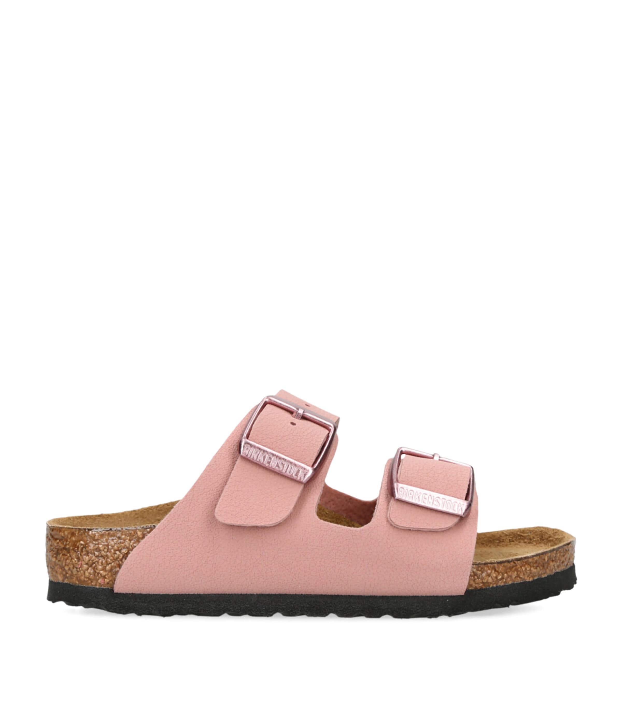 Birkenstock Girls Pink Kids Arizona Two-strap Faux-leather Sandals In Pink