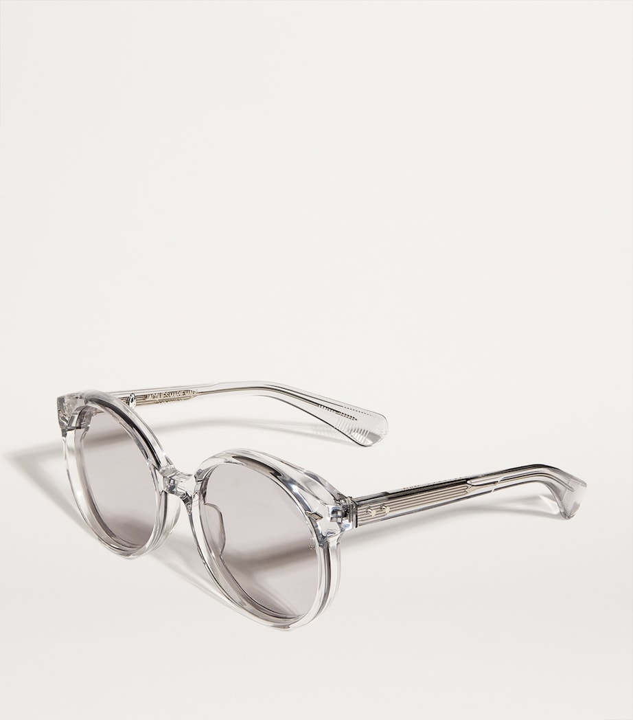 Jacques Marie Mage Acetate Round Factory Sunglasses Sulfur Image 2