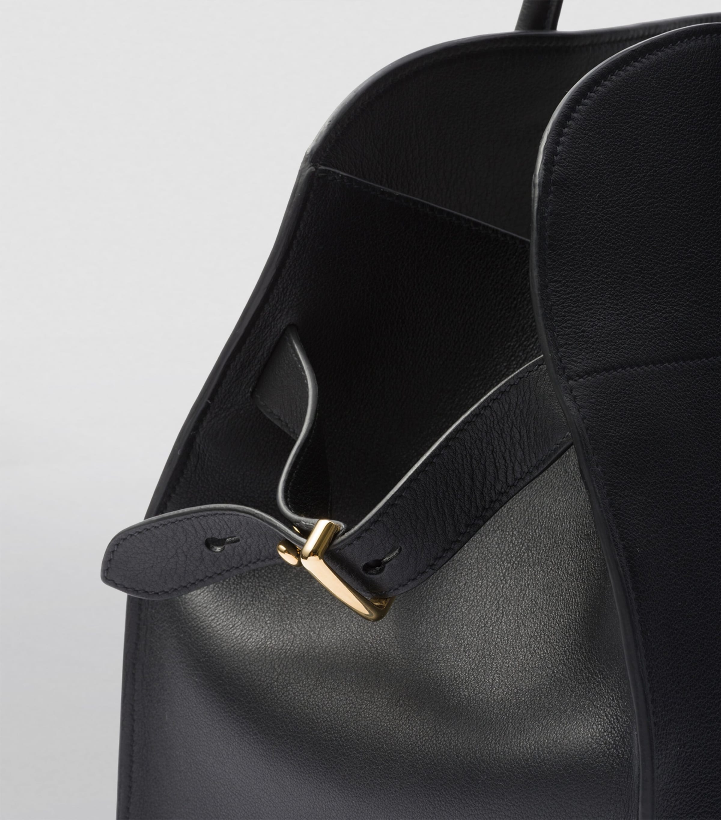 Large Leather Tote Bag F0002 Image 5