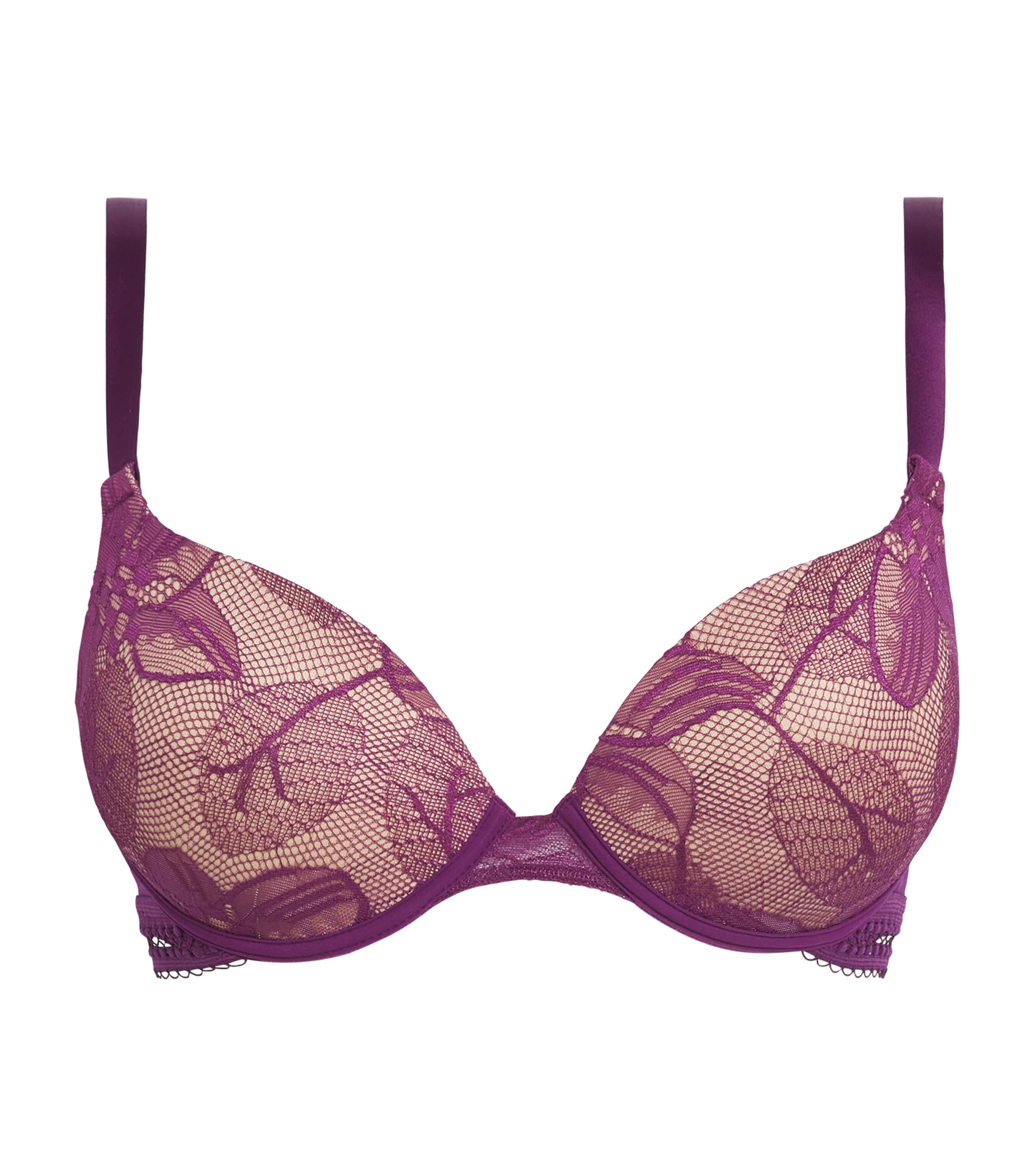 Maison Lejaby Womens Lace Songe Push-Up Bra Hansa Image 1