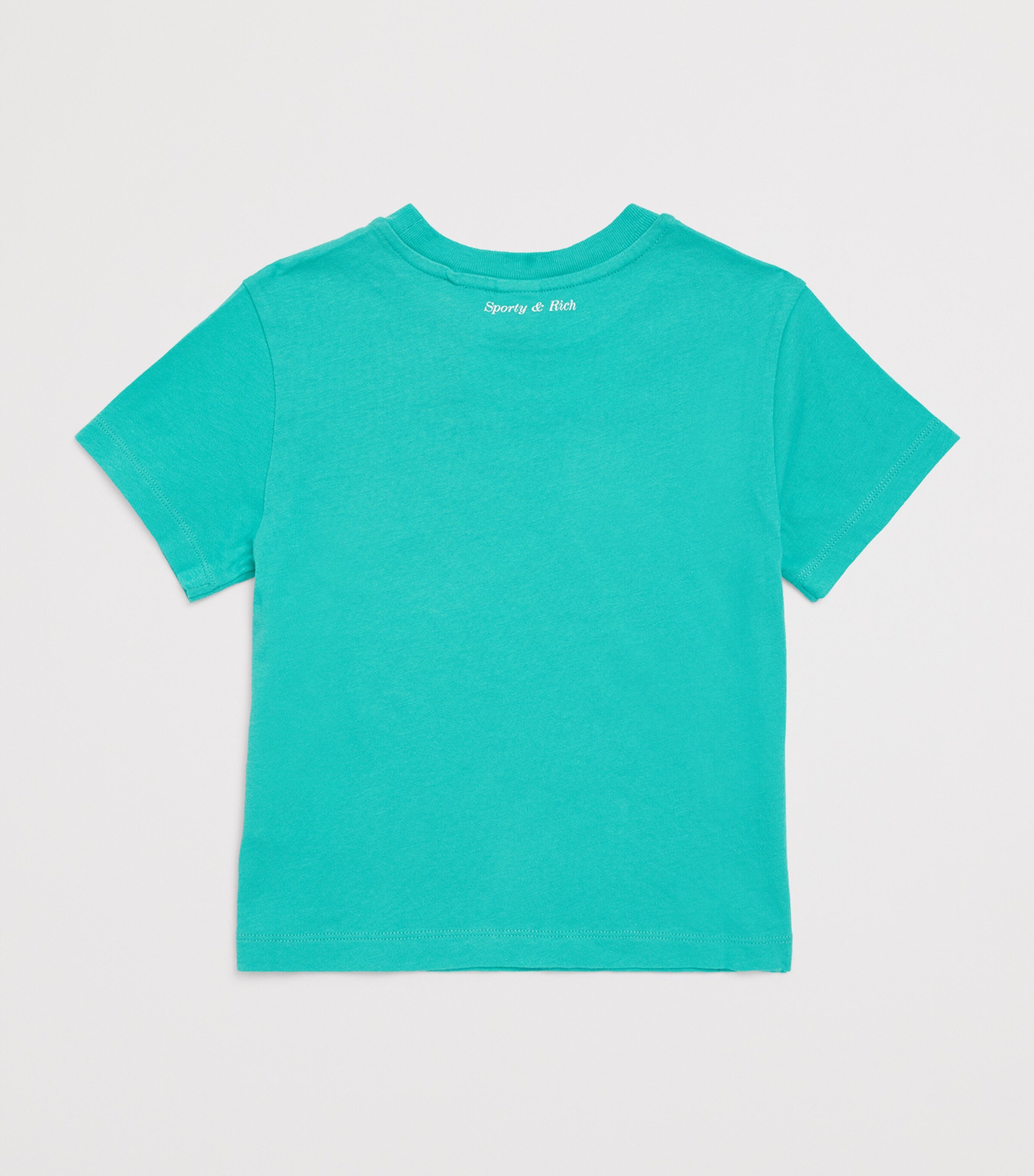 SPORTY & RICH KIDS Be Nice T-Shirt (2-14 Years) Amalfi Green/white Image 2