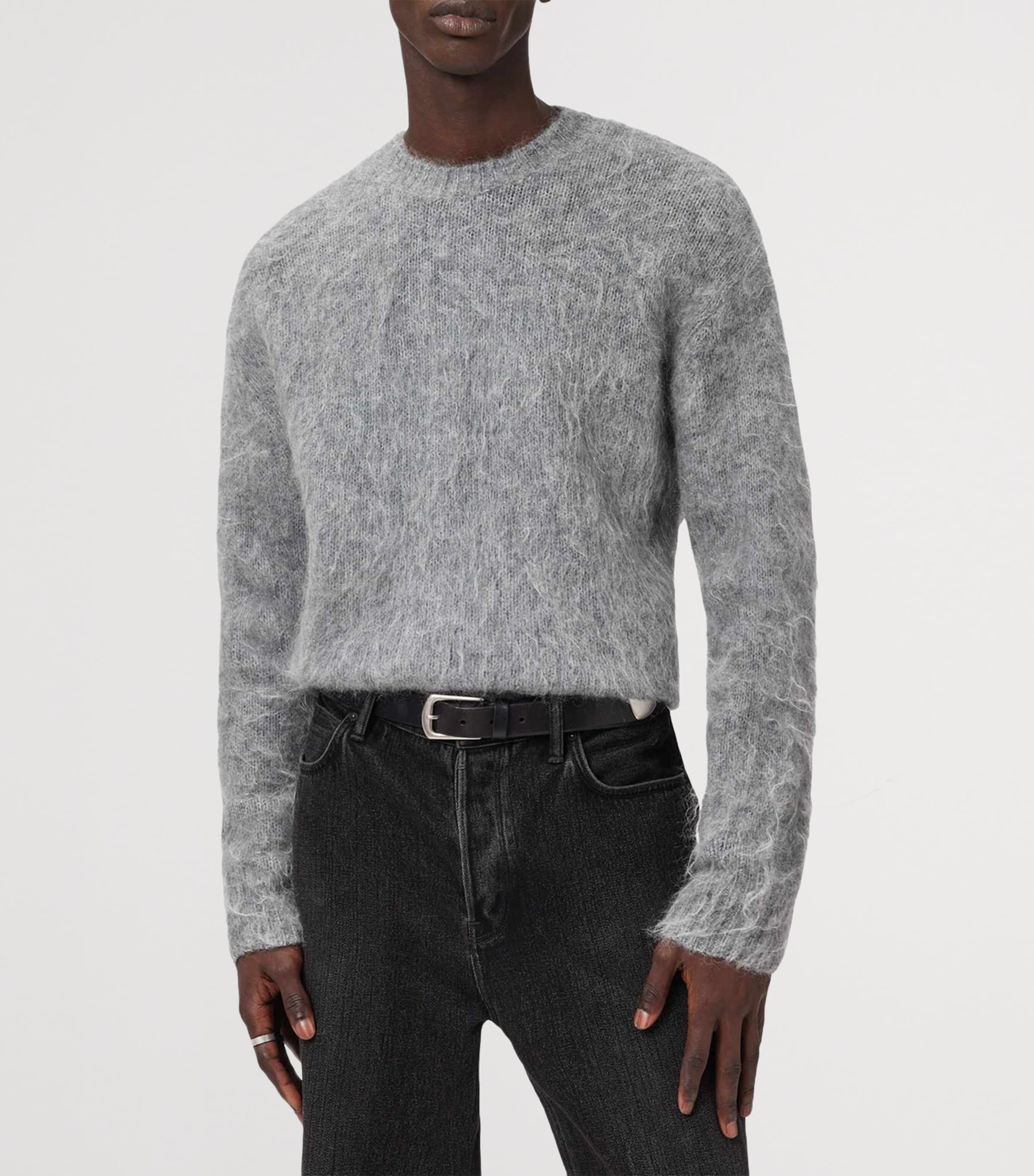Oversized Brushed Coby Sweater GREY MARL Image 7