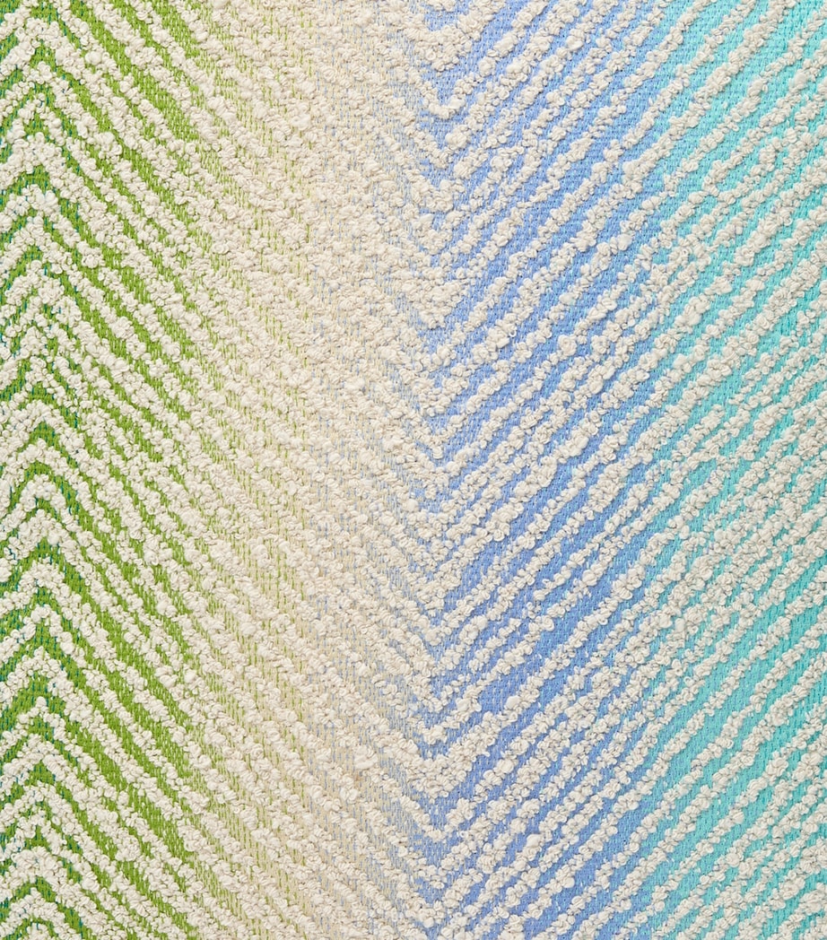 Missoni Home Zigzag Cushion (45cm x 45cm) Turquoise Multicolor Image 3