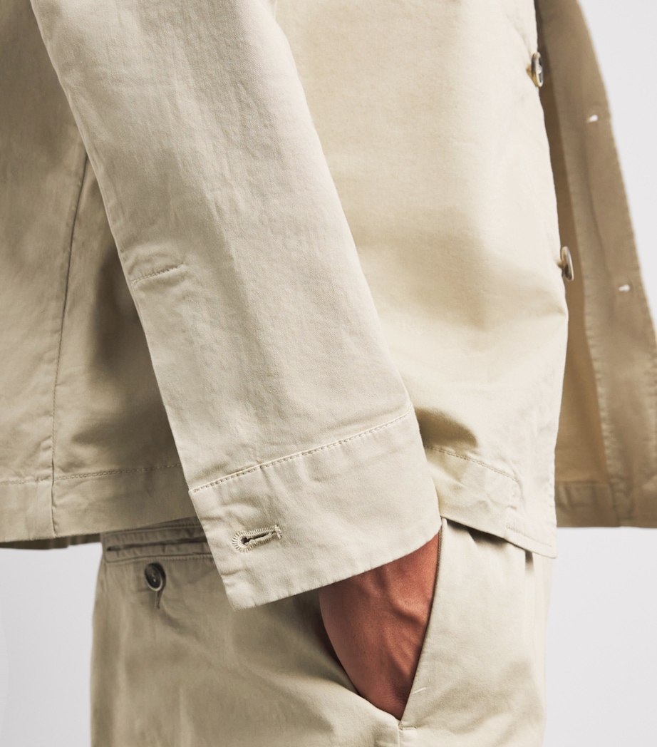 Barena Mens Cotton Lightweight Overshirt Sasso Image 3