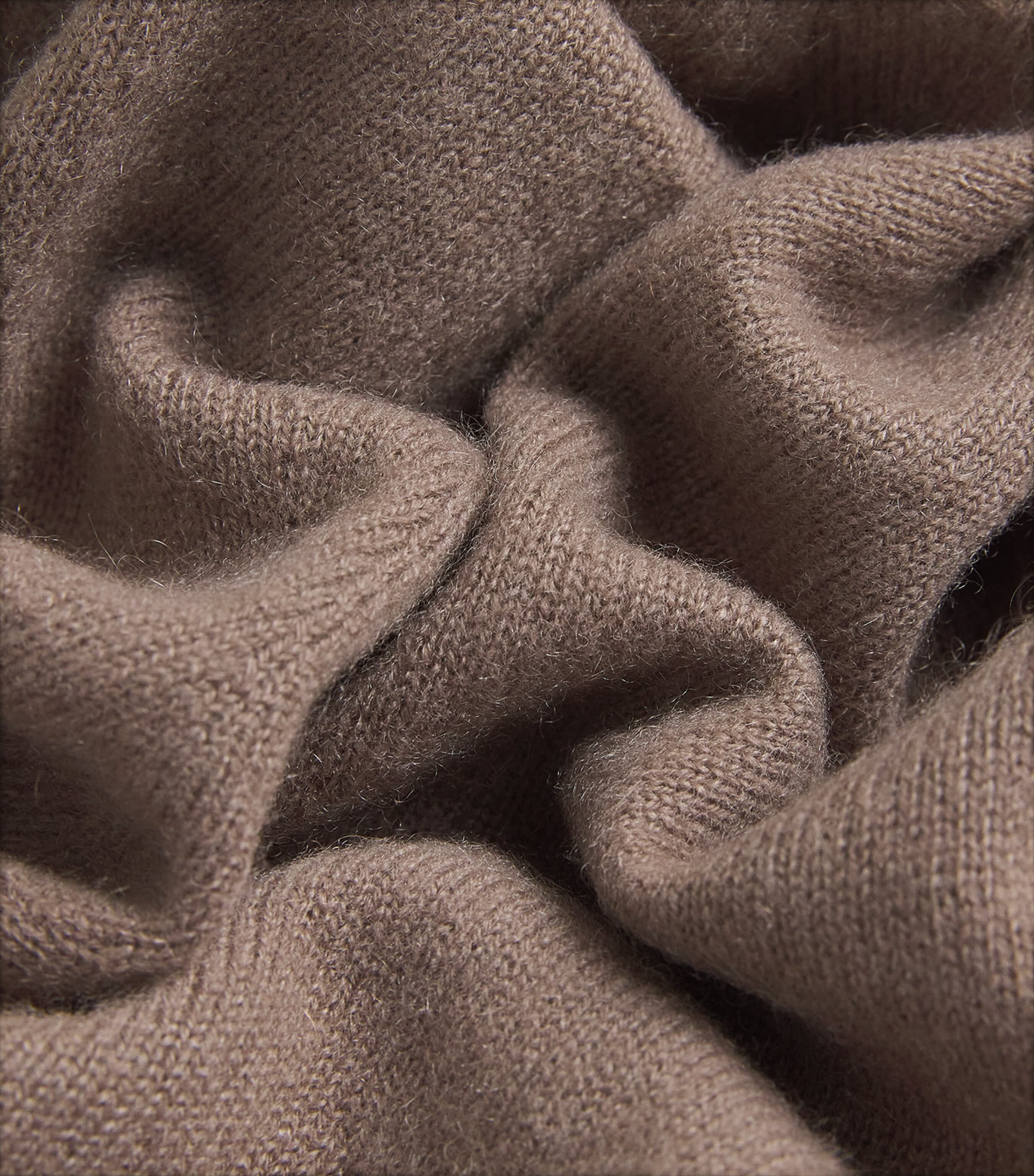 Cashmere V-Neck Sweater MUSHROOM Image 5