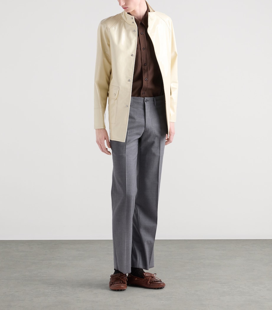 Prada Mens Technical Short-Sleeve Shirt Image 2