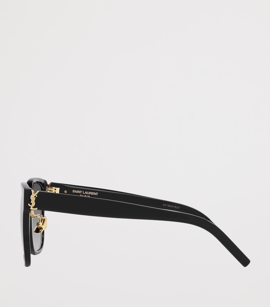 Saint Laurent SL M105/F Cat-Eye Sunglasses Black Image 3