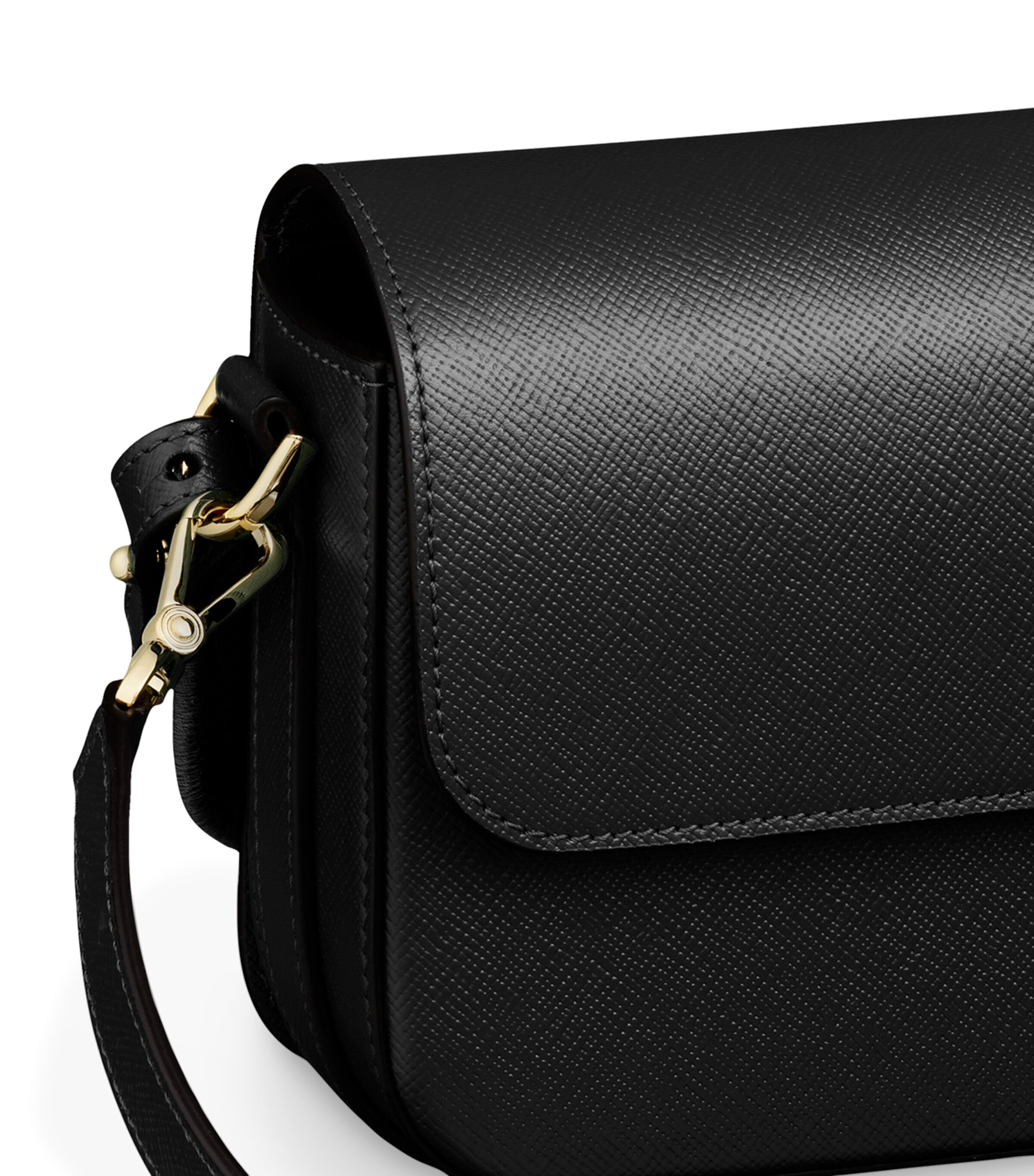 Leather C de Cartier East-West Shoulder Bag BLACK Image 2