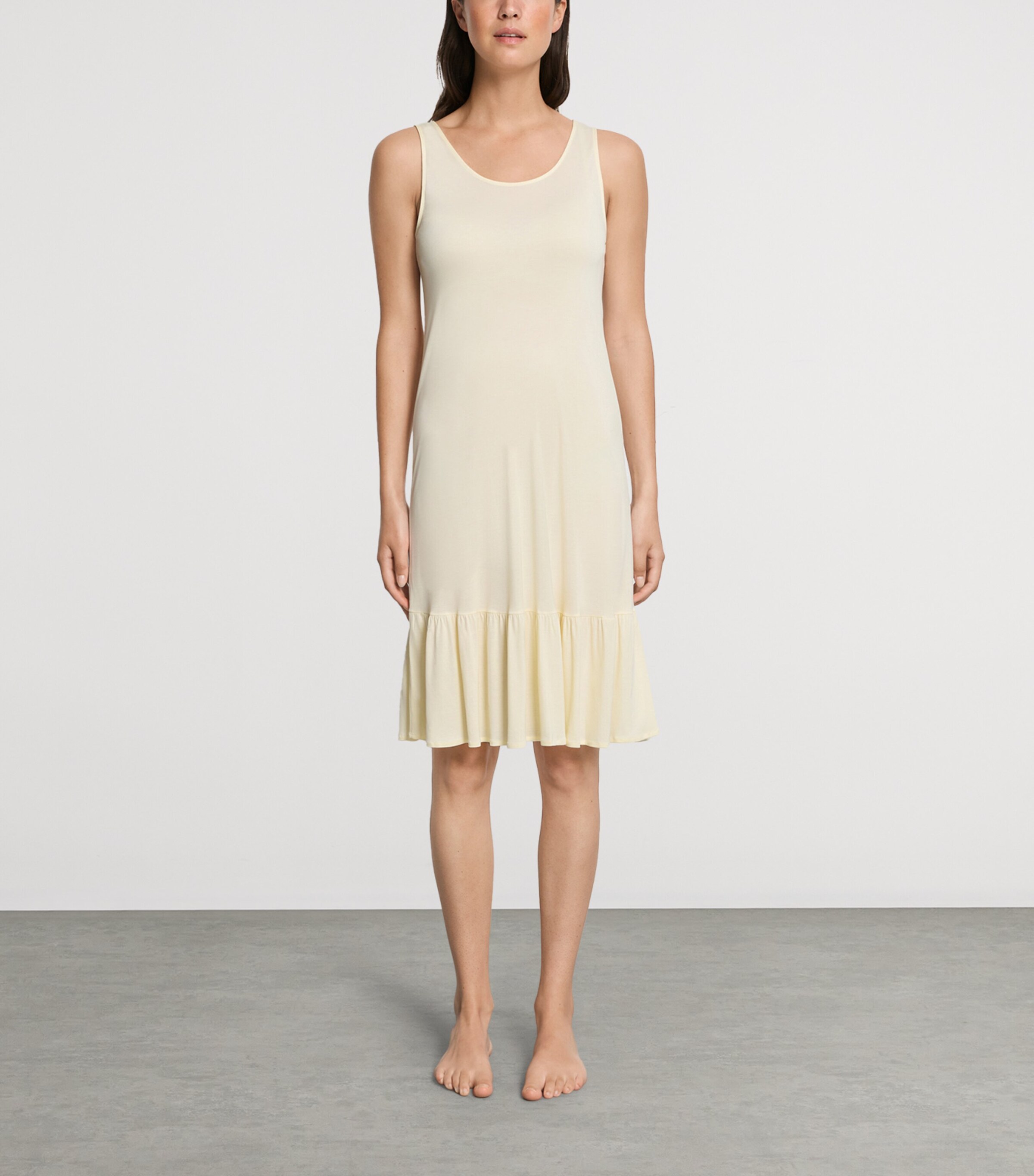 Hanro Yellow Ruffle-Trim Isabella Nightdress | Harrods US