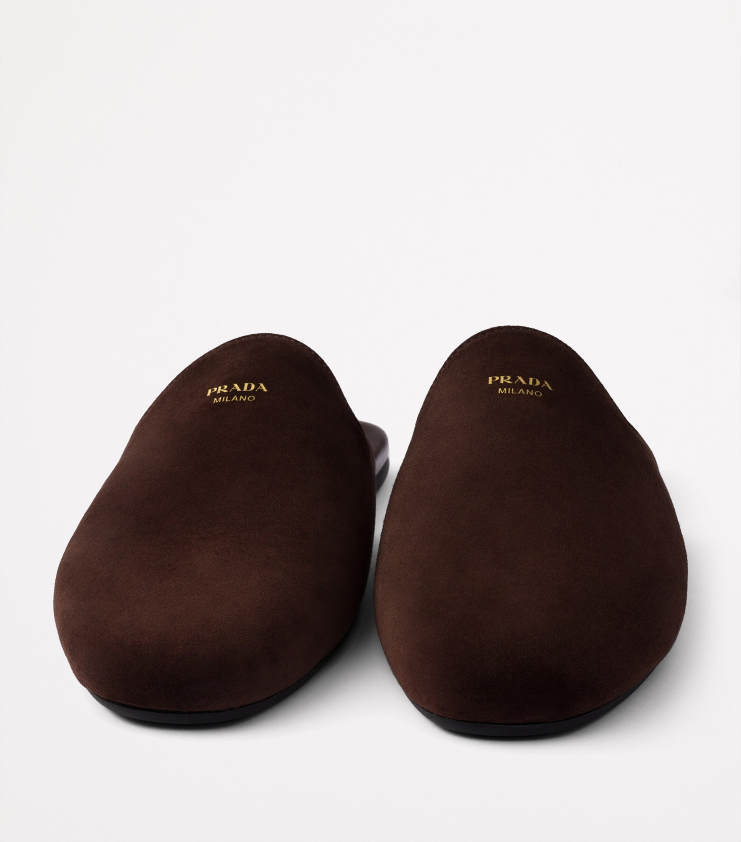 Prada Suede Mules Image 5