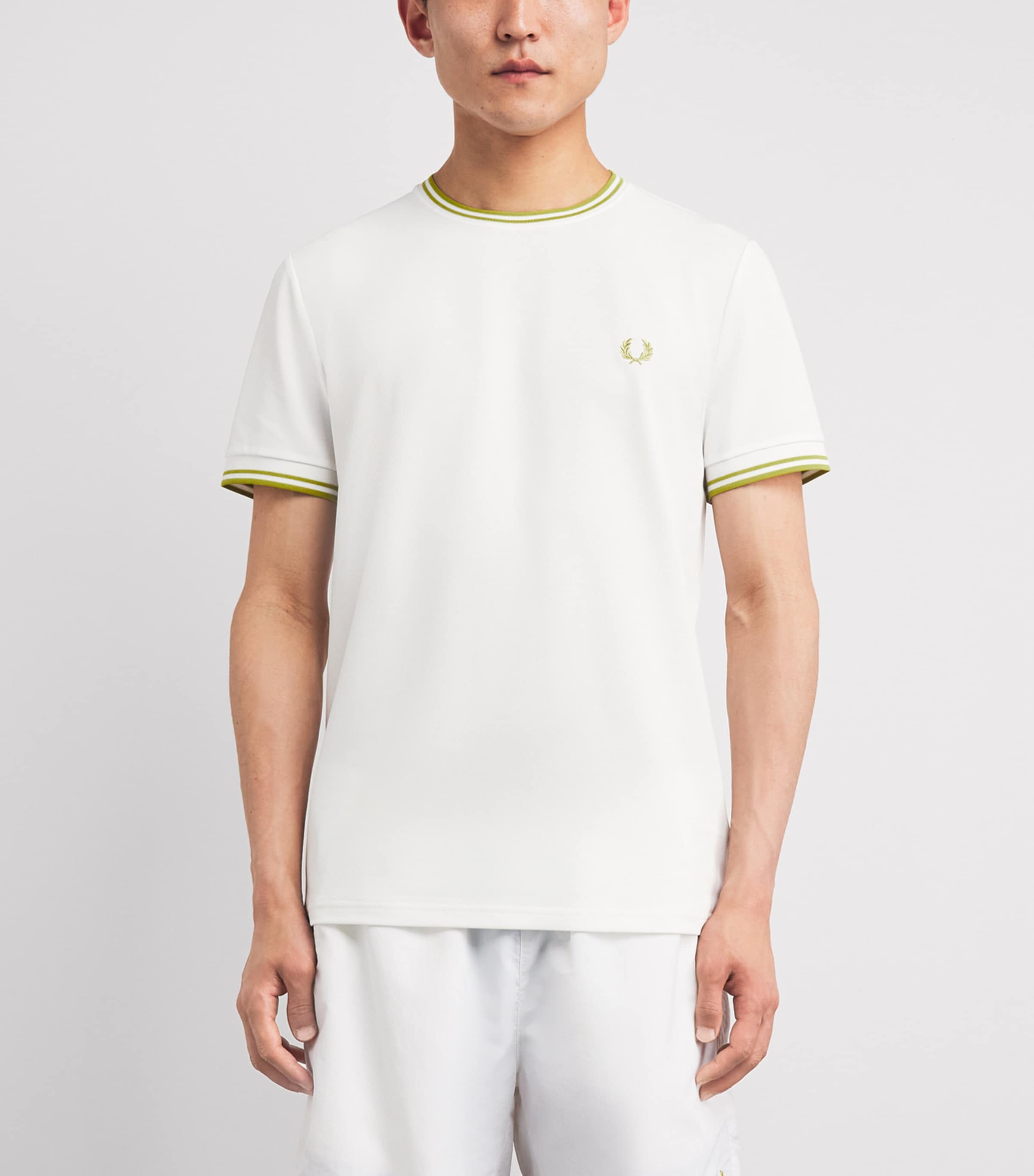Fred Perry Mens Tennis T-Shirt White Image 4