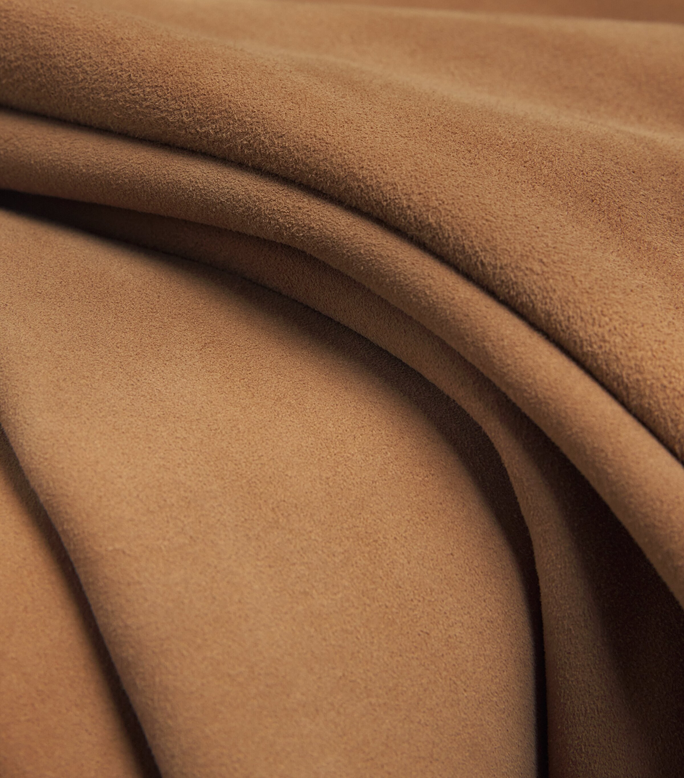 Suede Bonnie Midi Skirt CAMEL Image 5