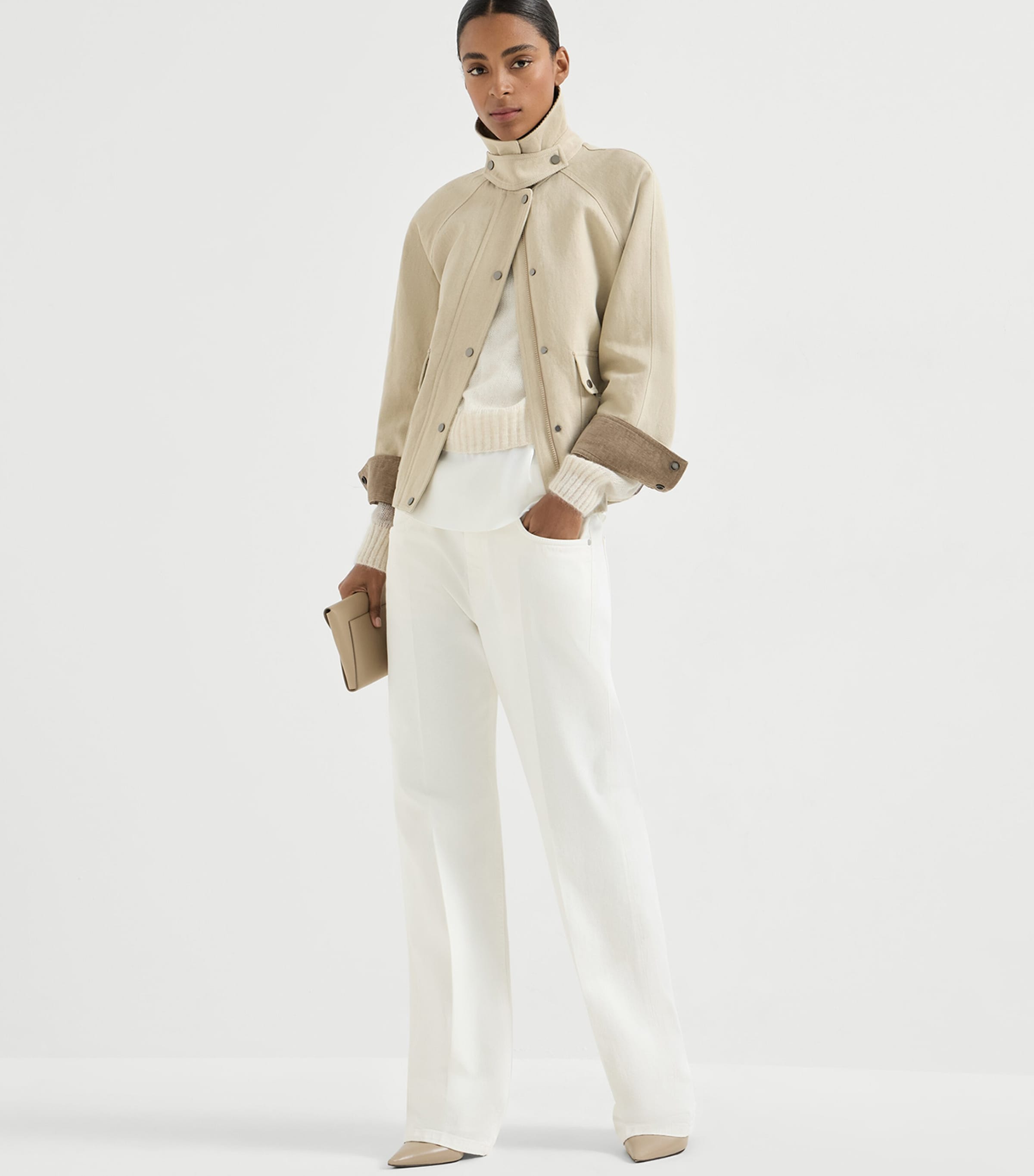 Cotton-Linen Jacket C8105 Image 3