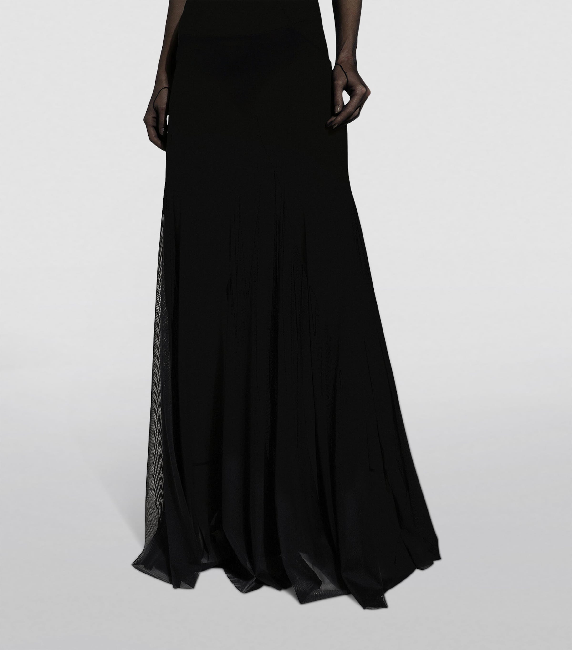 Netting Gown N0000-BLACK Image 6