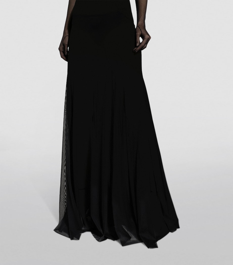 Netting Gown N0000-BLACK Image 6