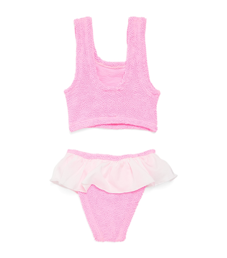 Frill-Detail Olive Bikini (3-6 Years) BUBBLEGUM Image 2