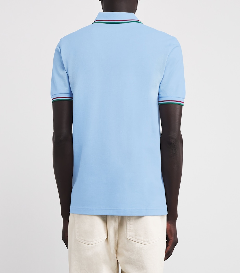 Twin Tipped Polo Shirt Z55-TRCKBL/BRNRE/SPG Image 4