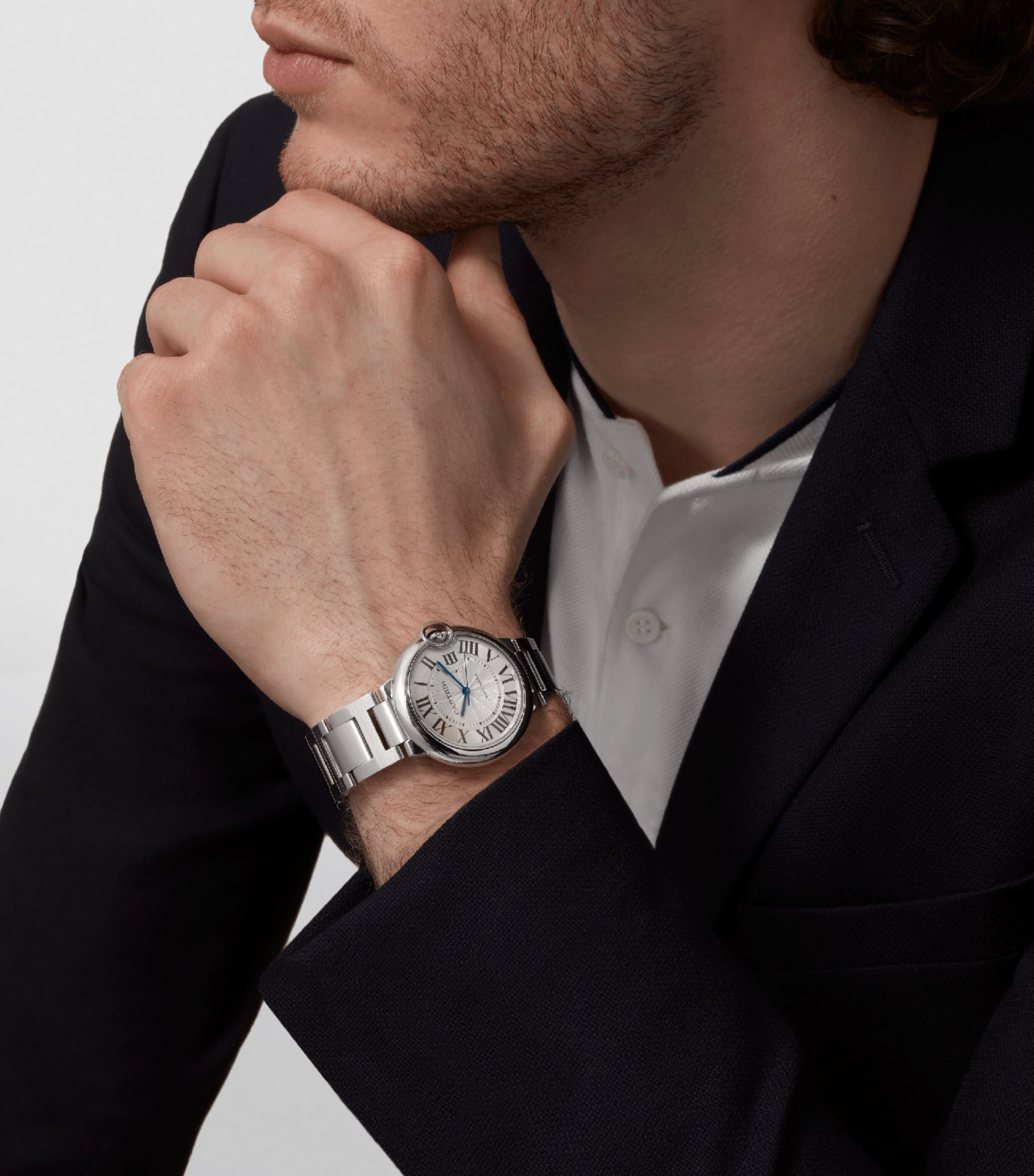 Cartier Stainless Steel Ballon Bleu de Cartier Watch 36.6mm Image 4