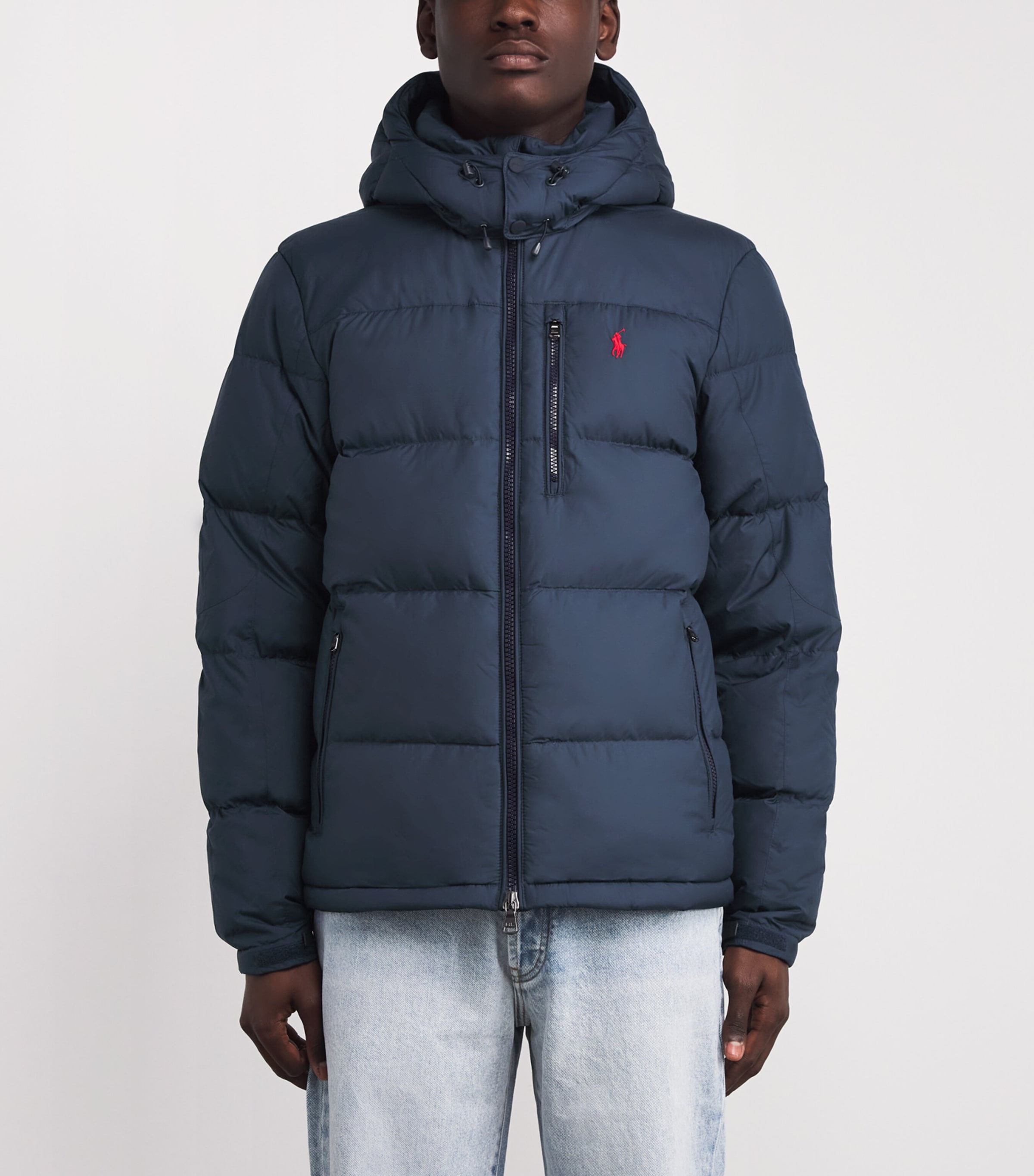 Water-Resistant Down Gorham Puffer Jacket NAVY Image 3