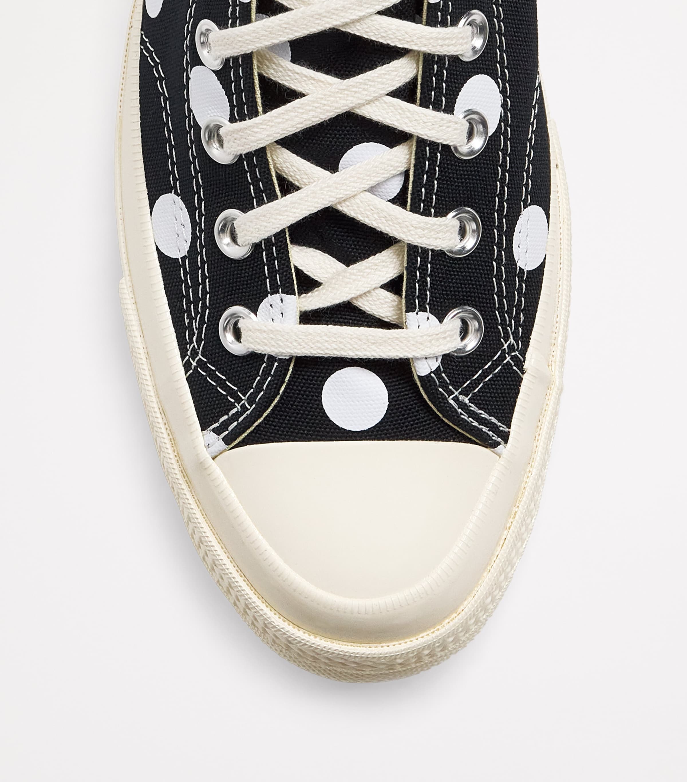 x Converse Polka Dot Heart Chuck Taylor All Star '70 High-Top Sneakers BLACK Image 5