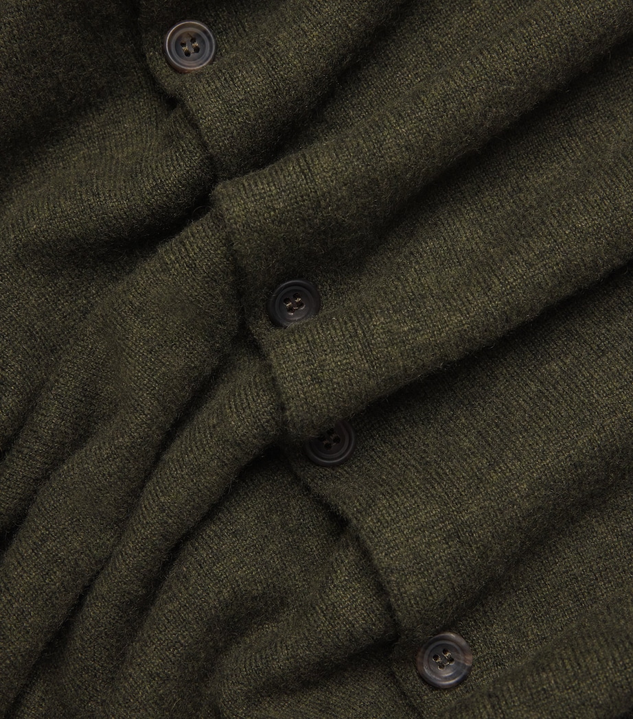 Cashmere Raglan-Sleeve Cardigan MOSBRNZ Image 5