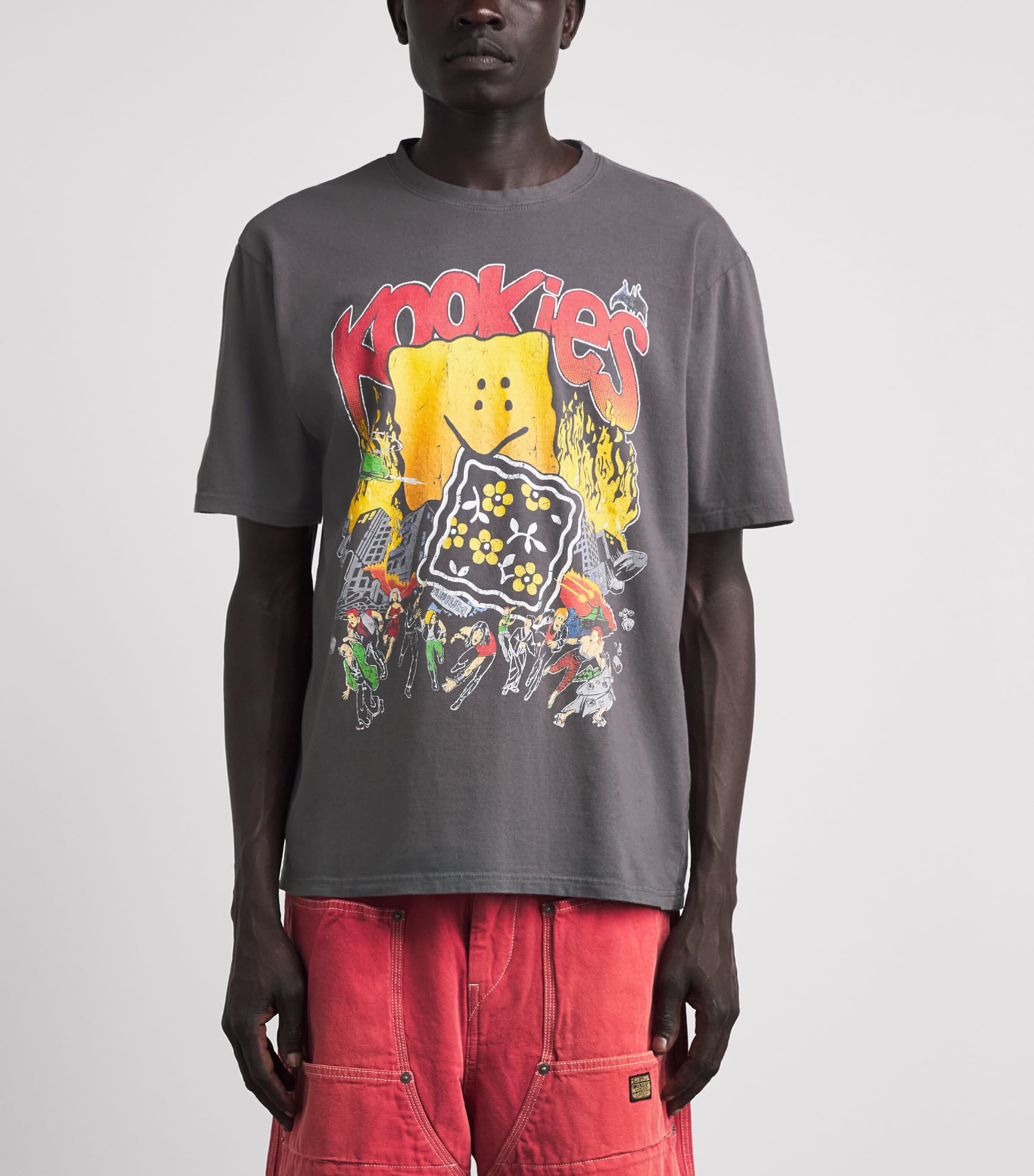 Kapital Blue Cotton Buster Peckish Bowy T-Shirt | Harrods UK