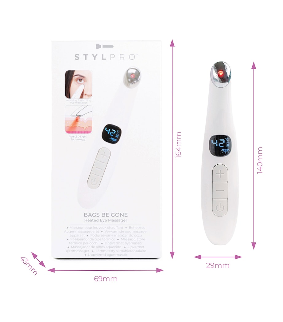 STYLPRO Bags Be Gone Heated Eye Massager NO COLOUR Image 4