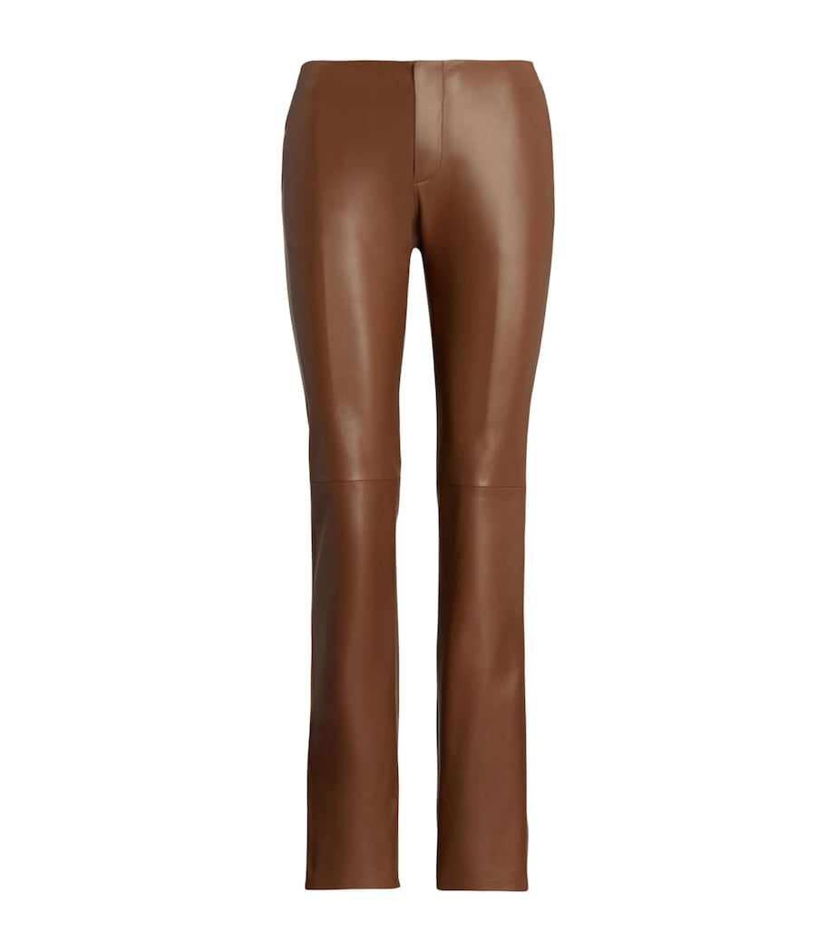 Lamb Leather Trousers LIGHT TOFFEE Image 1
