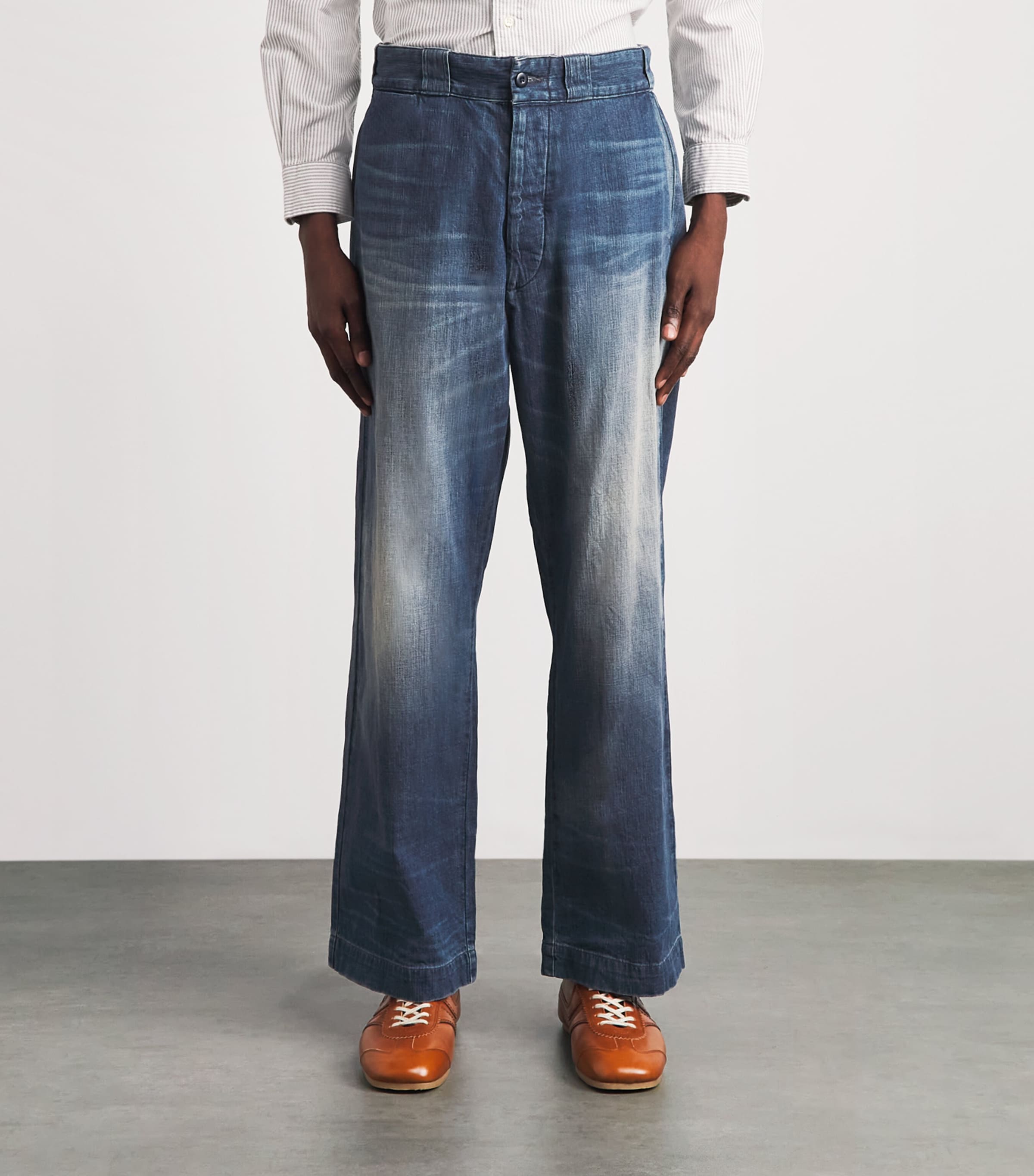 Polo Ralph Lauren Mens Wide-Leg Jeans Labrynth Image 4