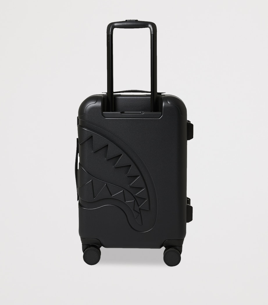 Embossed Cabin Suitcase (55cm) BLACK Image 2