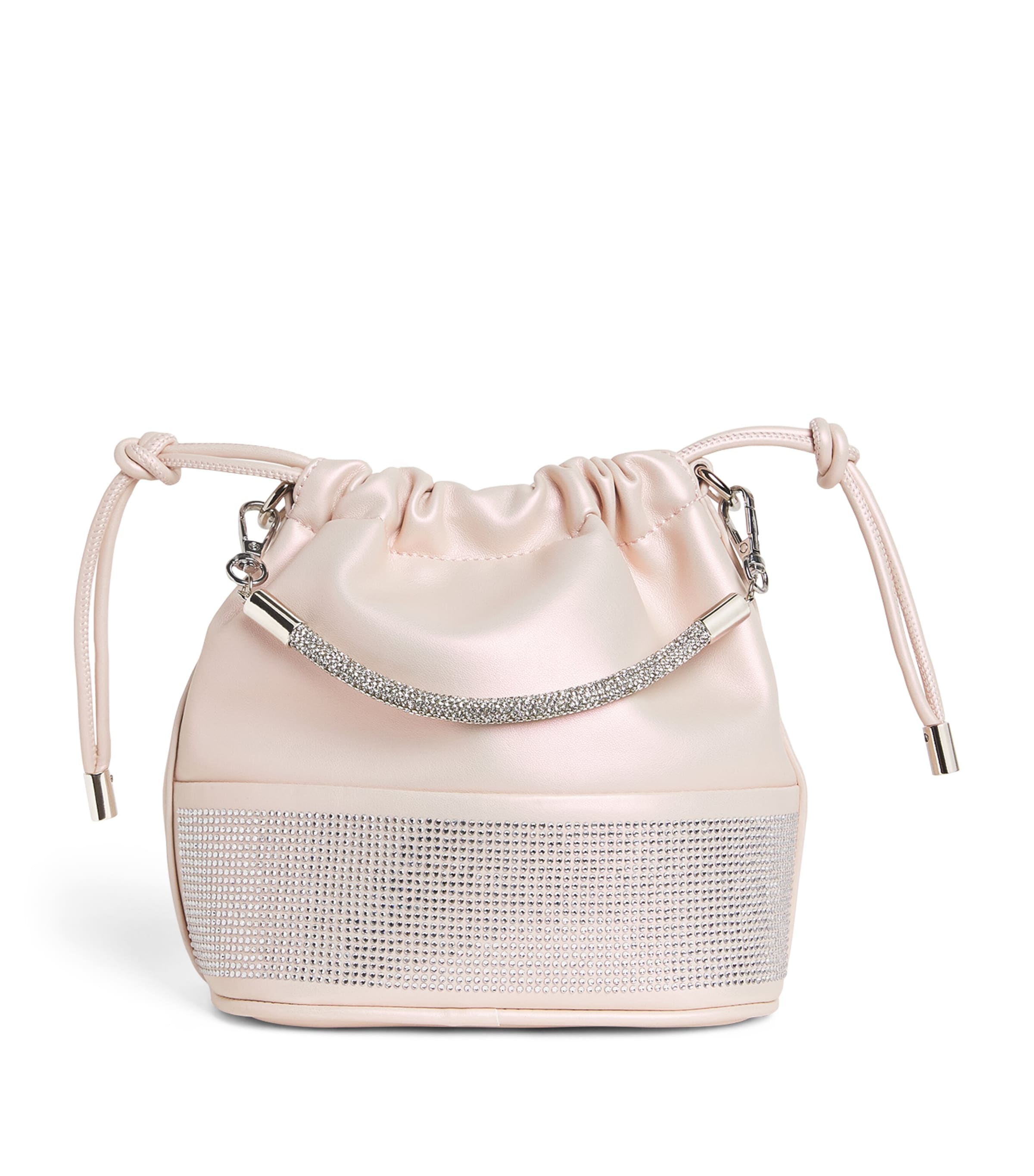 Monnalisa Embellished Bucket Bag Antique Pink Image 1