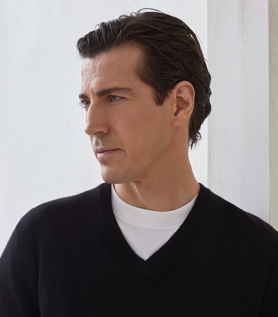 Cashmere V-Neck Sweater CH101 Image 6