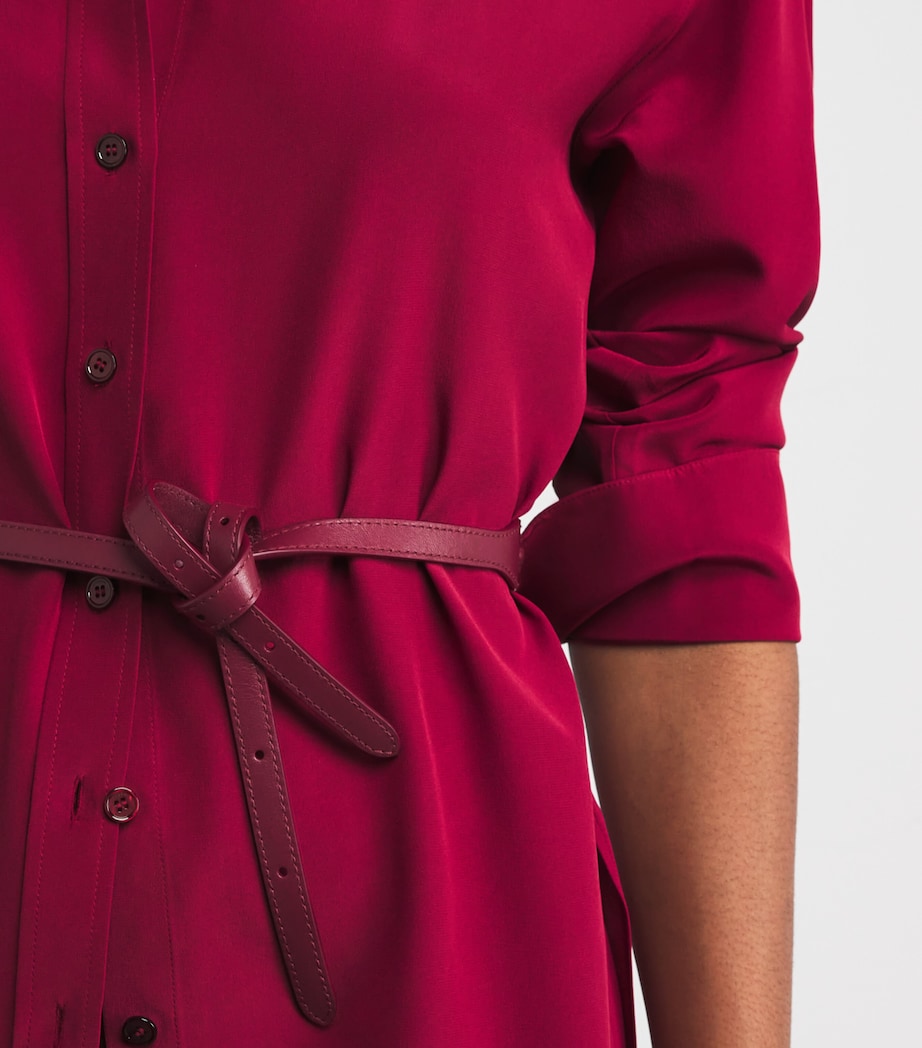 Silk Crepe de Chine Joe Blouse RUBY Image 6