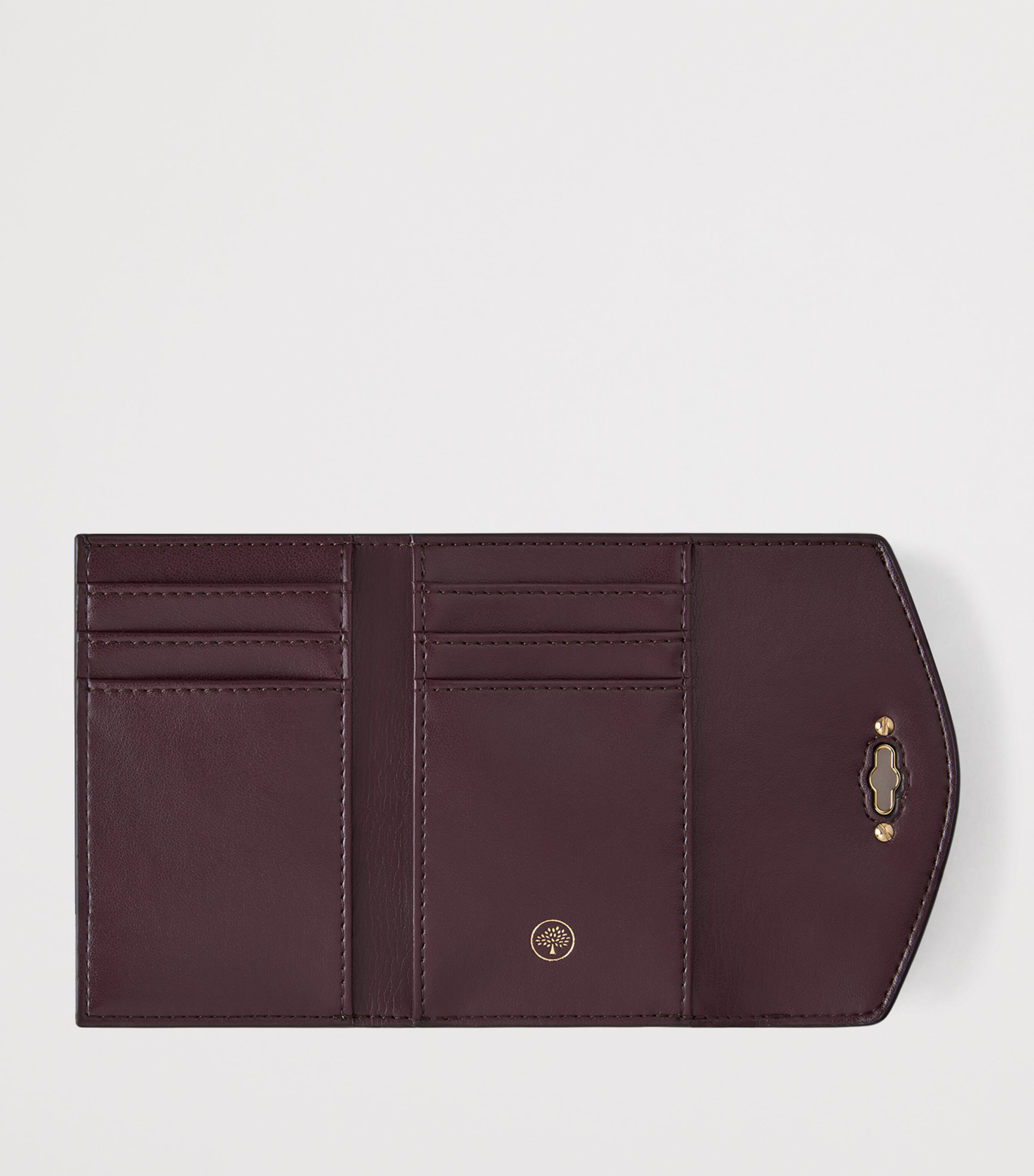 Mulberry Leather Folded Darley Wallet Cashmere Taupe Image 2