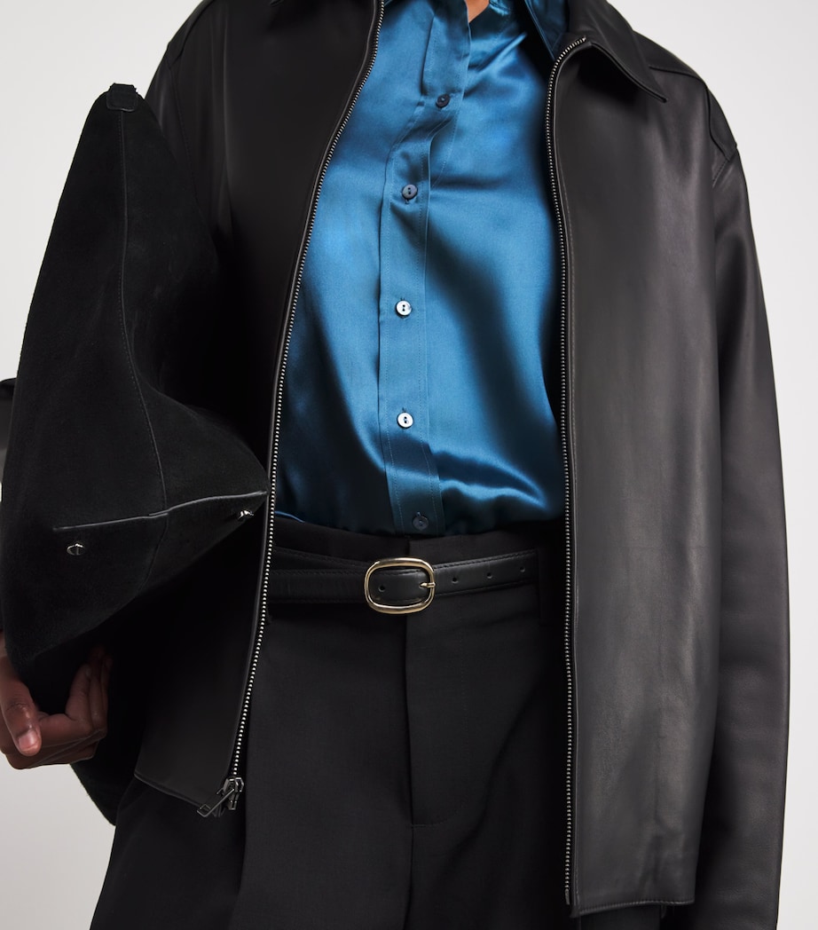 Silk Dani Shirt STONE BLUE Image 6